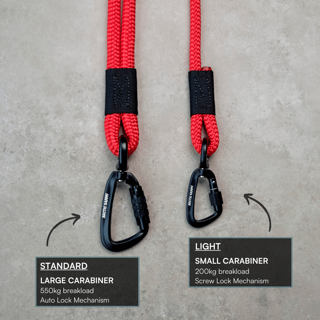 Monowai Rope Dog Leash with Traffic Handle