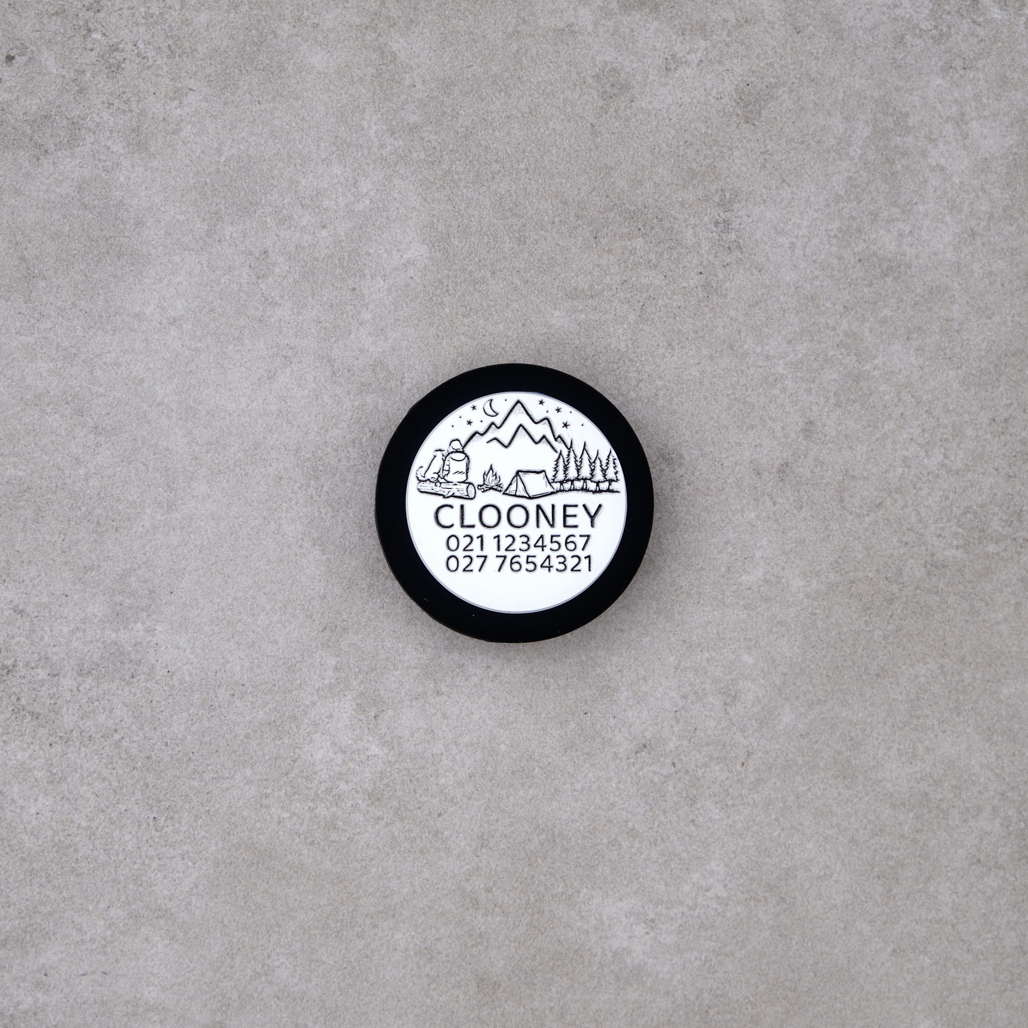 Slide-On Dog ID Tag - Clooney