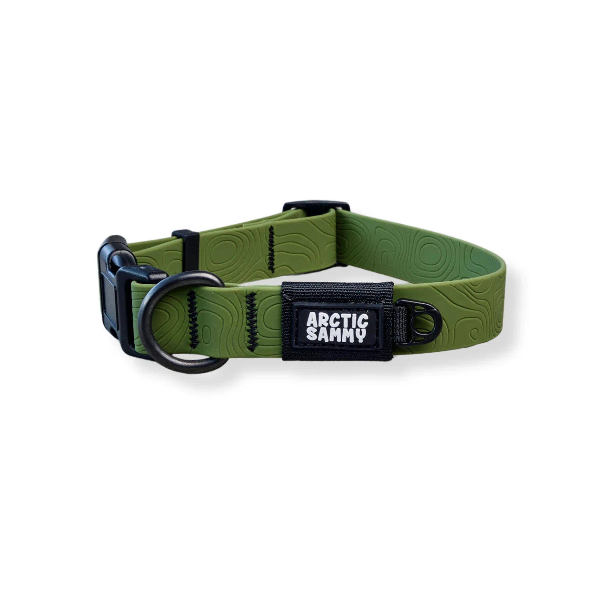 Olive Terraflow Waterproof Dog Collar