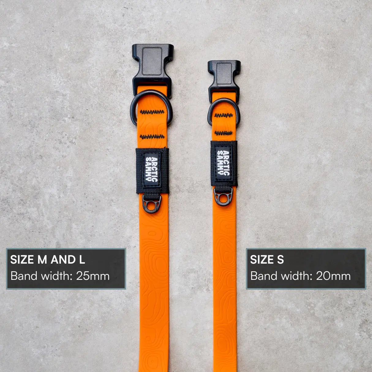 Orange Terraflow Waterproof Dog Collar