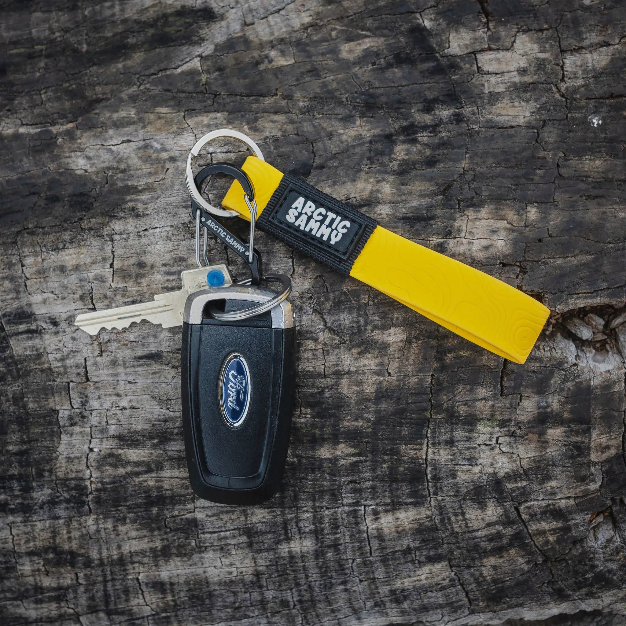 Mustard Yellow Terraflow Keyring