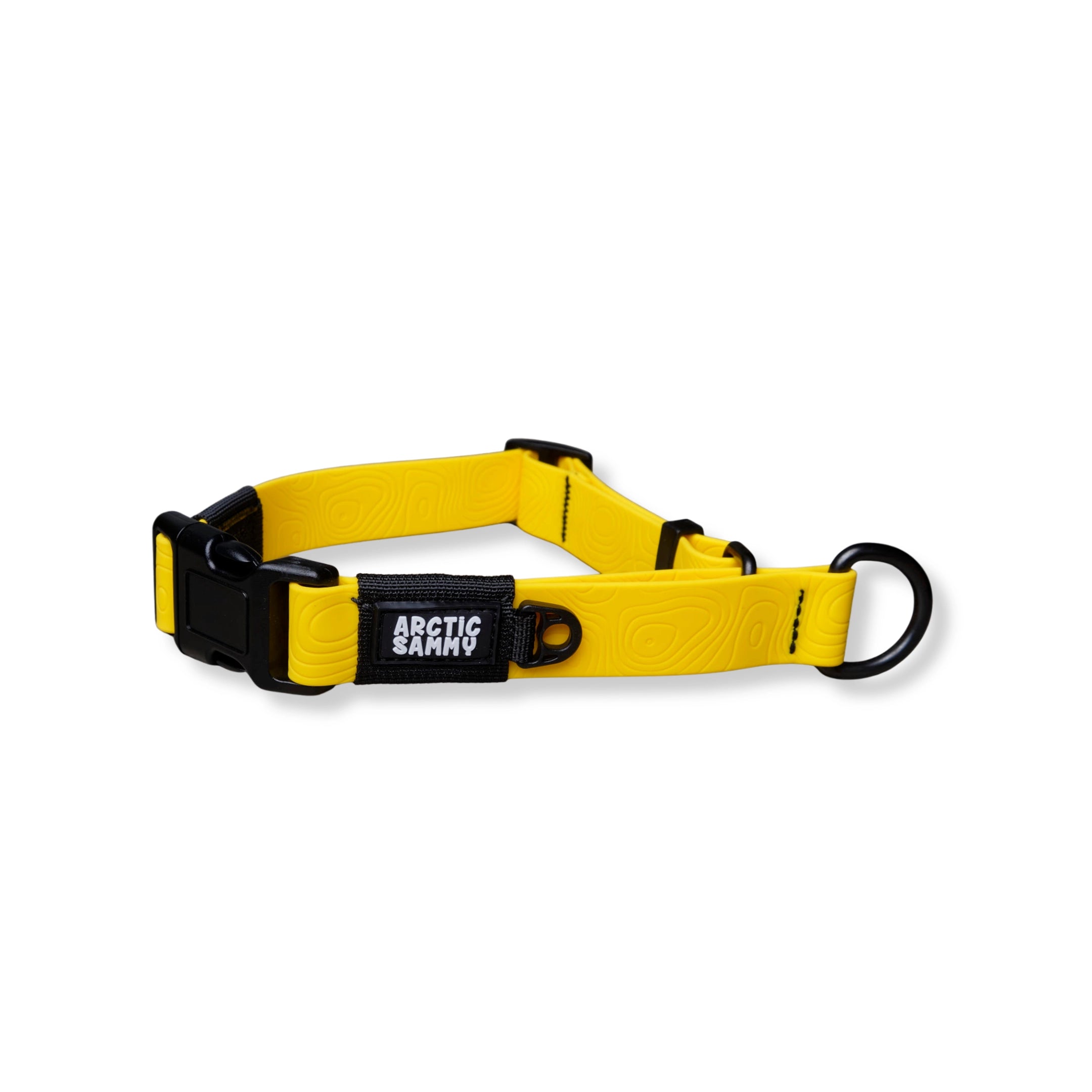 Mustard Yellow Terraflow Waterproof Martingale Dog Collar