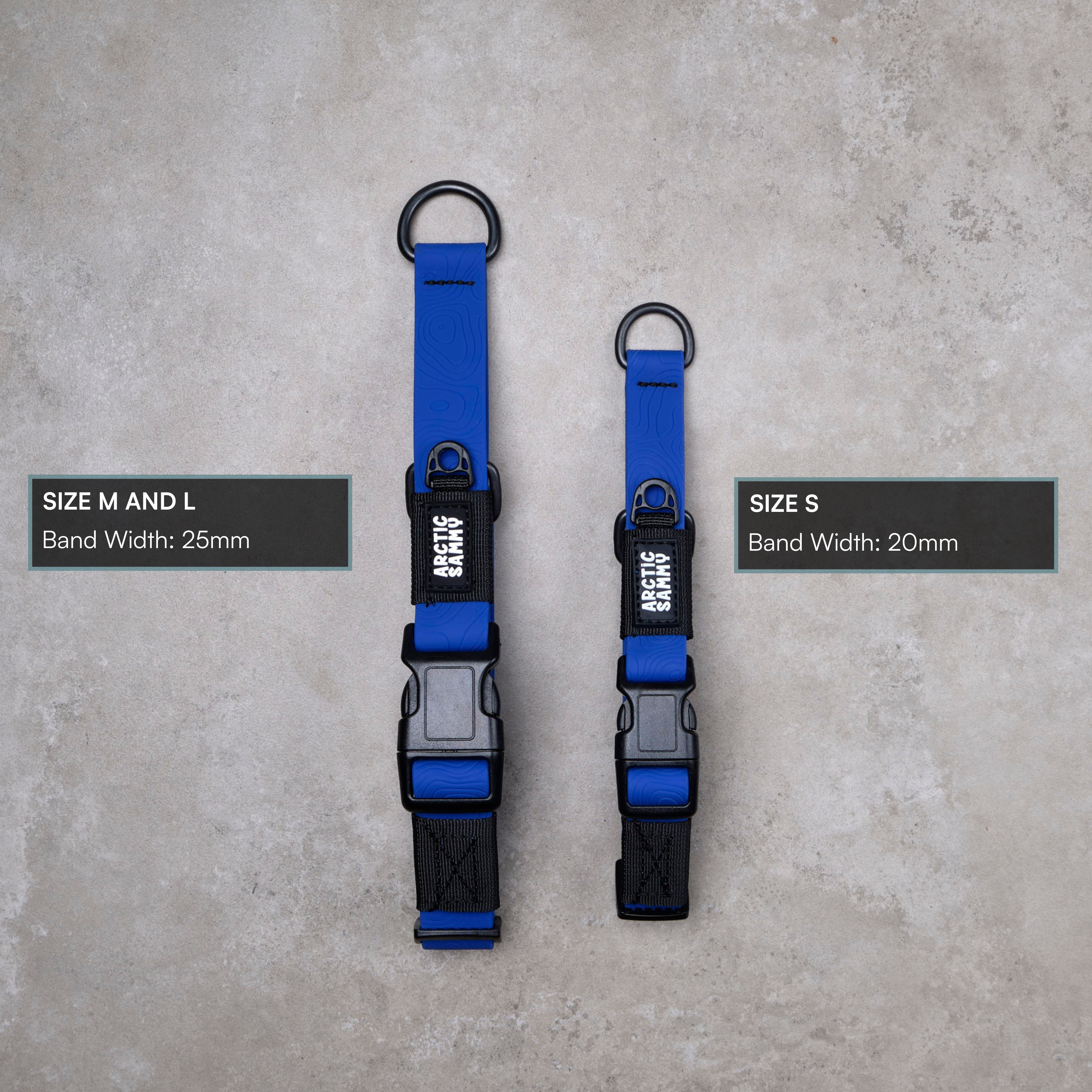 Navy Blue Terraflow Waterproof Martingale Dog Collar