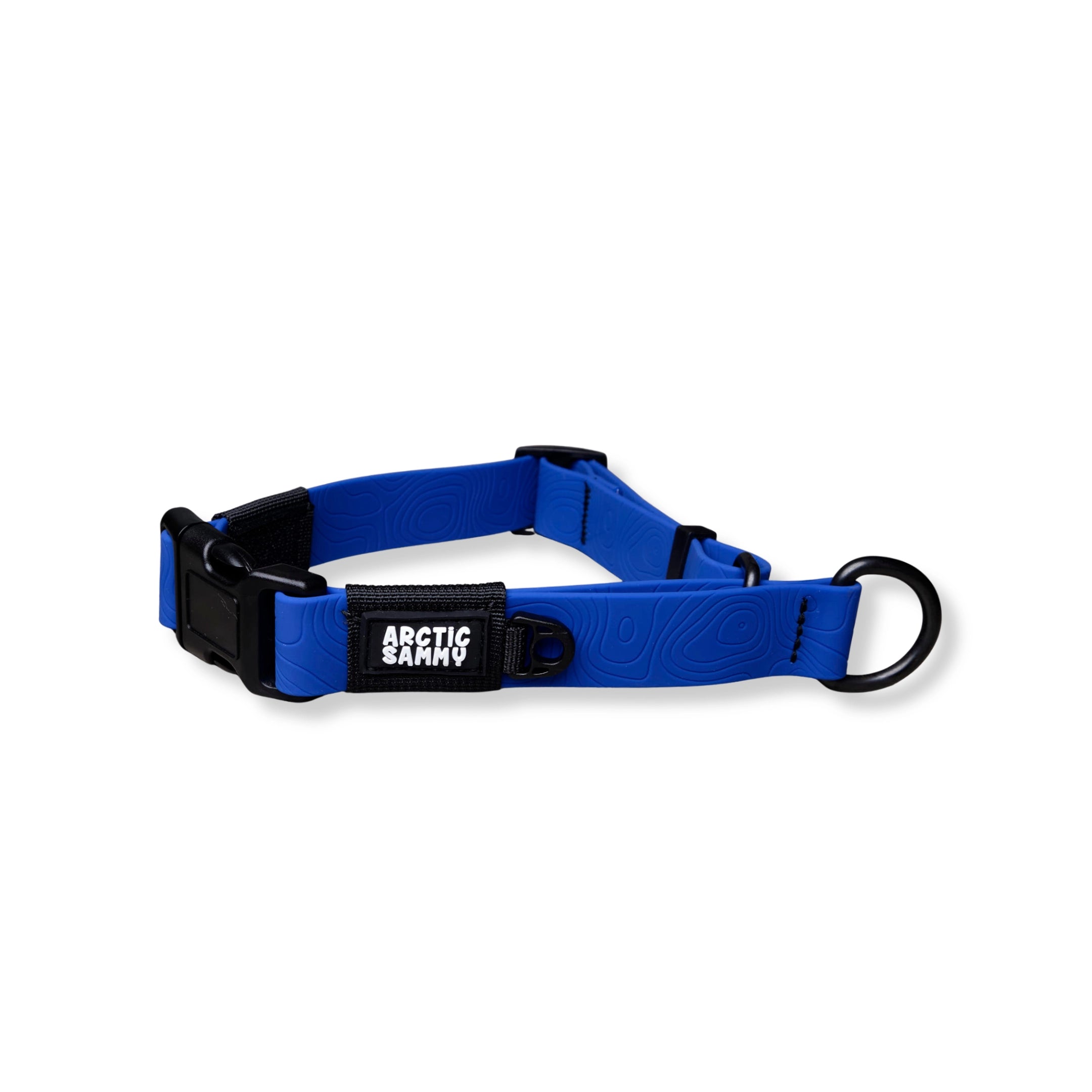 Navy Blue Terraflow Waterproof Martingale Dog Collar