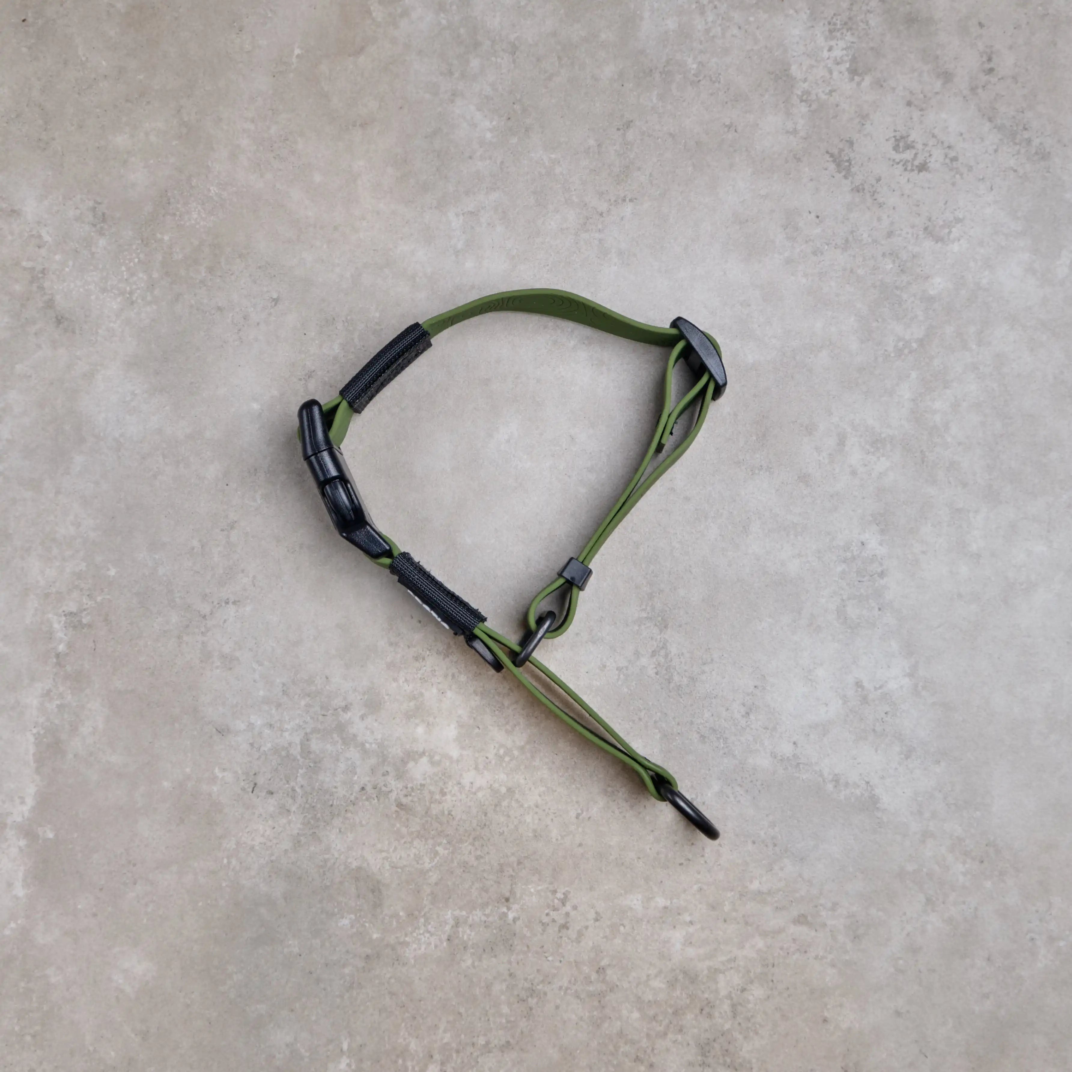 Olive Terraflow Waterproof Martingale Dog Collar