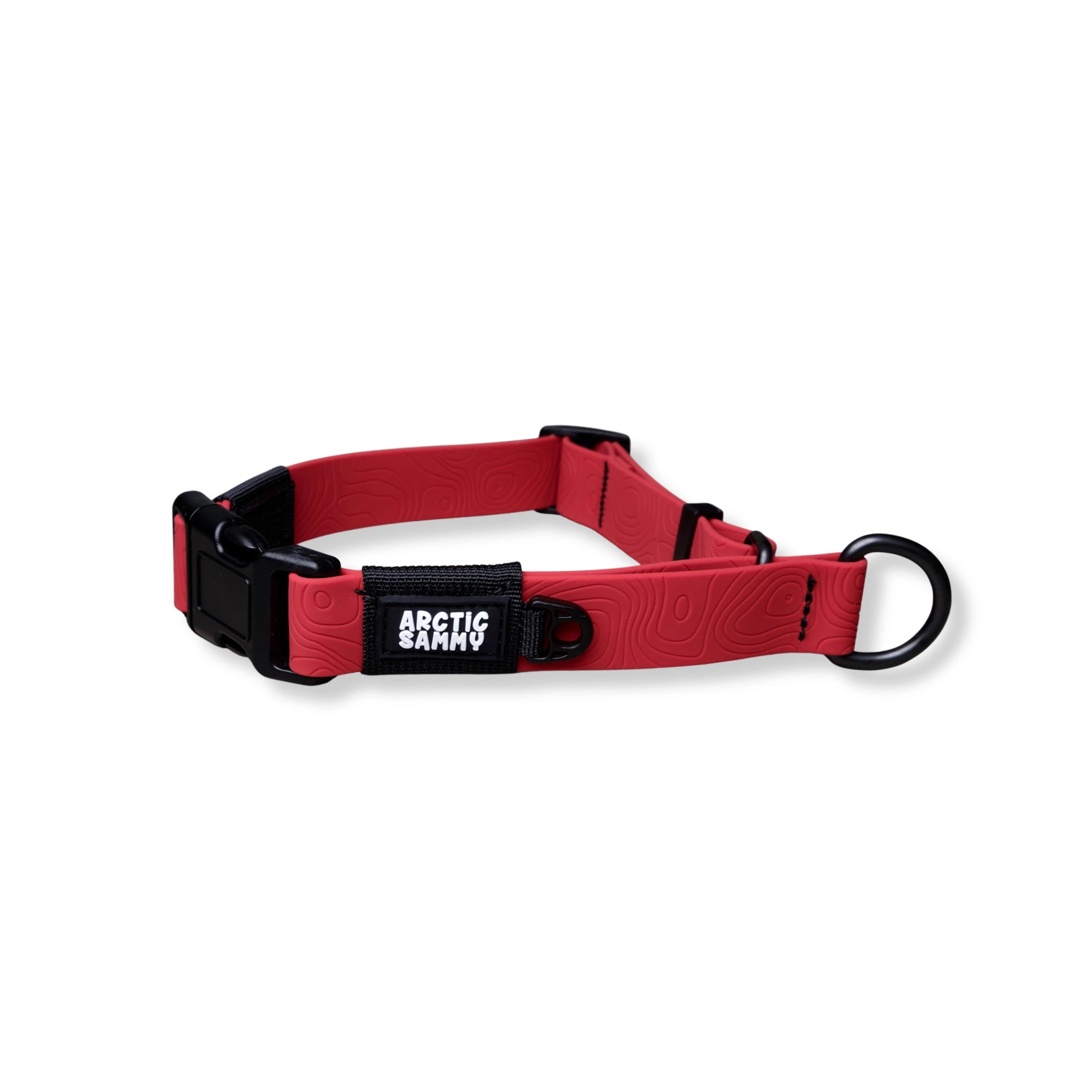 Ruby Red Terraflow Waterproof Martingale Dog Collar