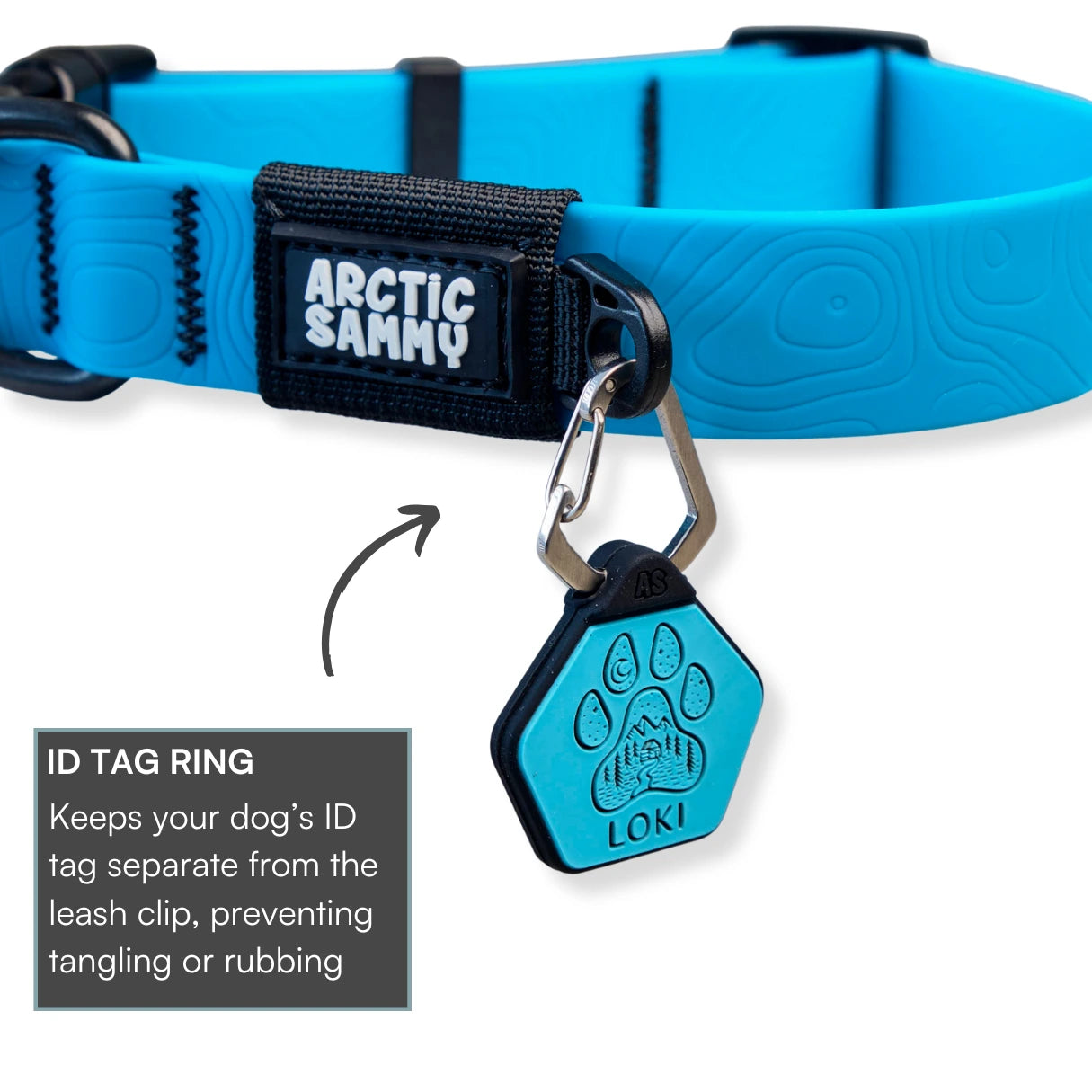 Teal Terraflow Waterproof Dog Collar