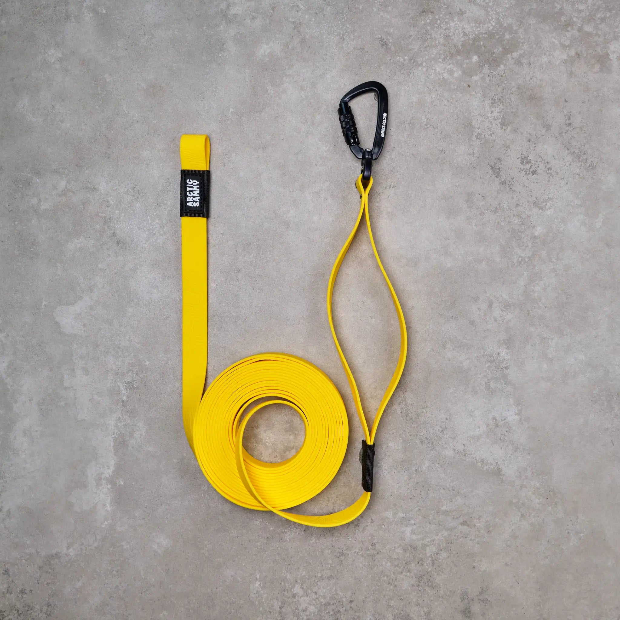 Mustard Yellow Terraflow Long Line Dog Leash