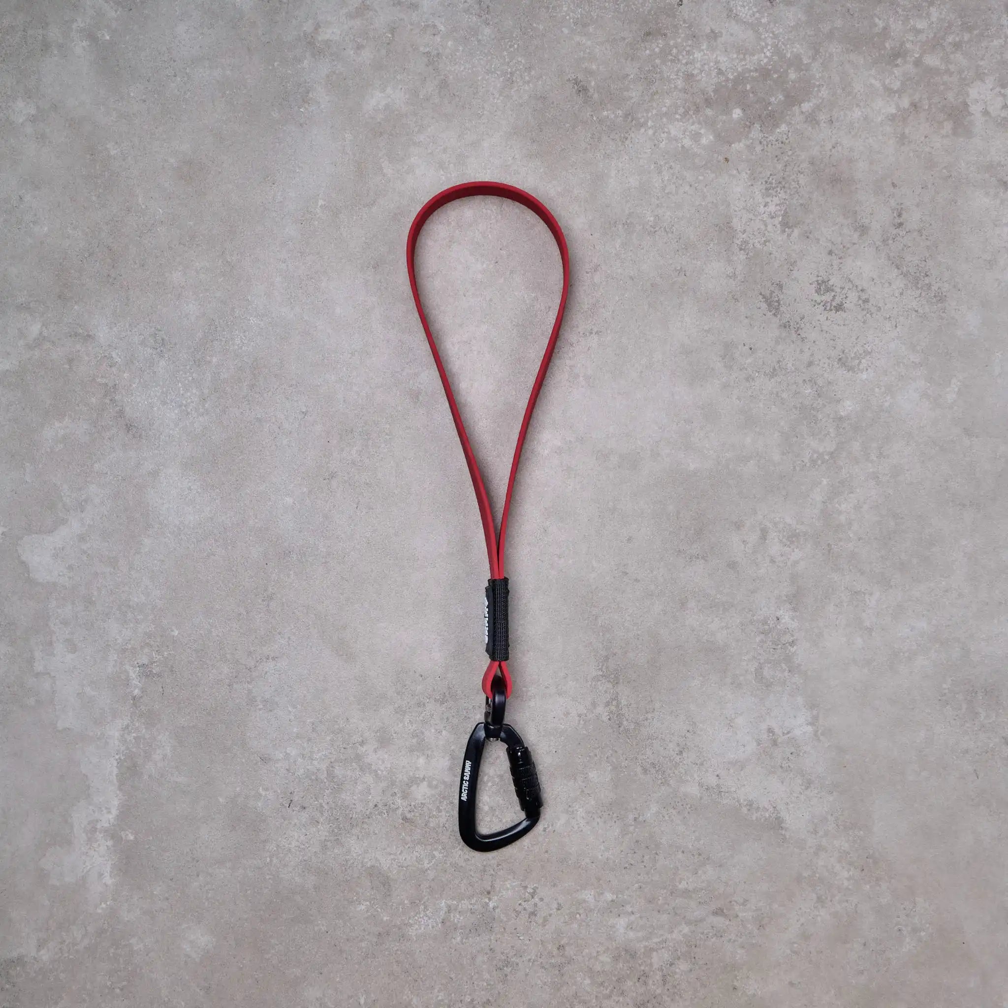 Ruby Red Terraflow Long Line Dog Leash - Handle