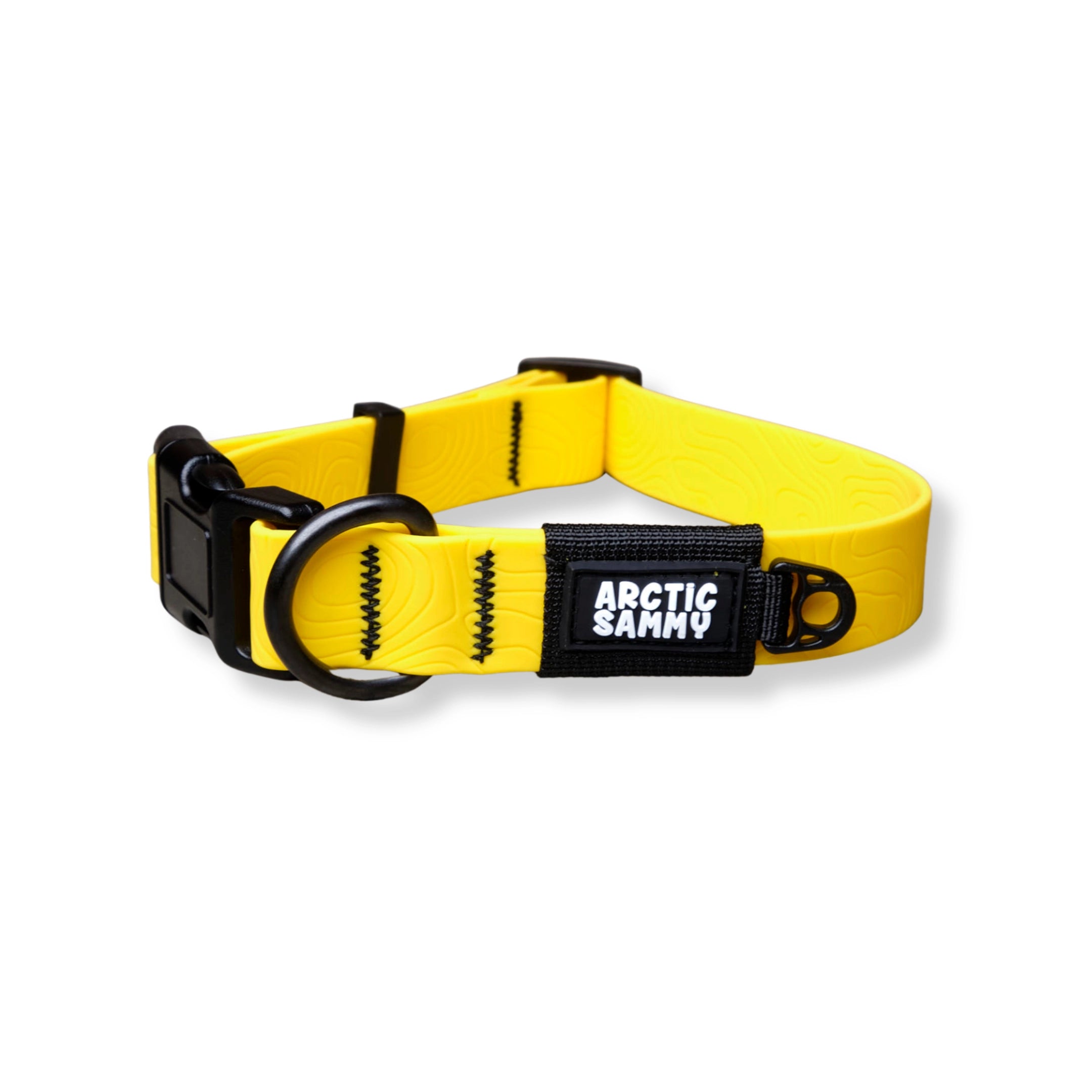 Mustard Yellow Terraflow Waterproof Dog Collar