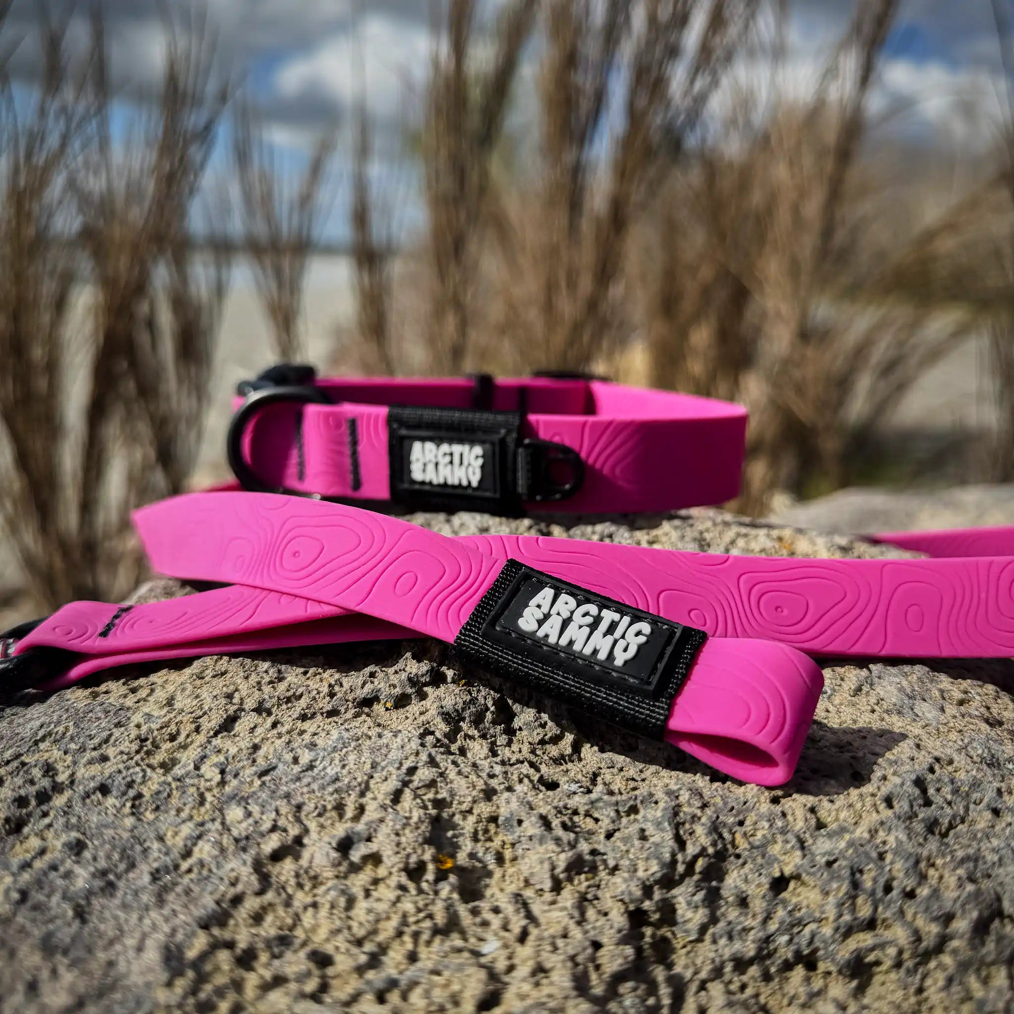 Pink Terraflow Long Line Dog Leash