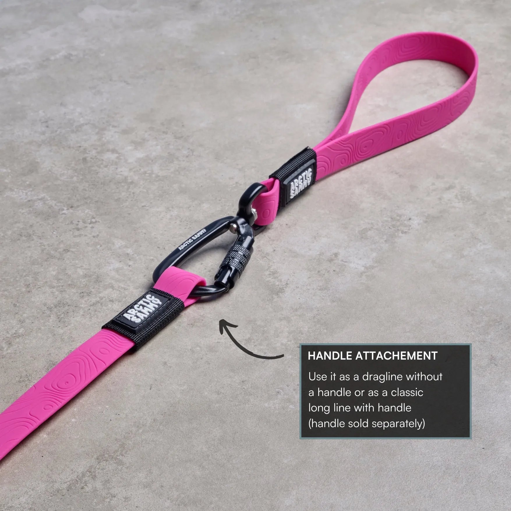 Pink Terraflow Long Line Dog Leash