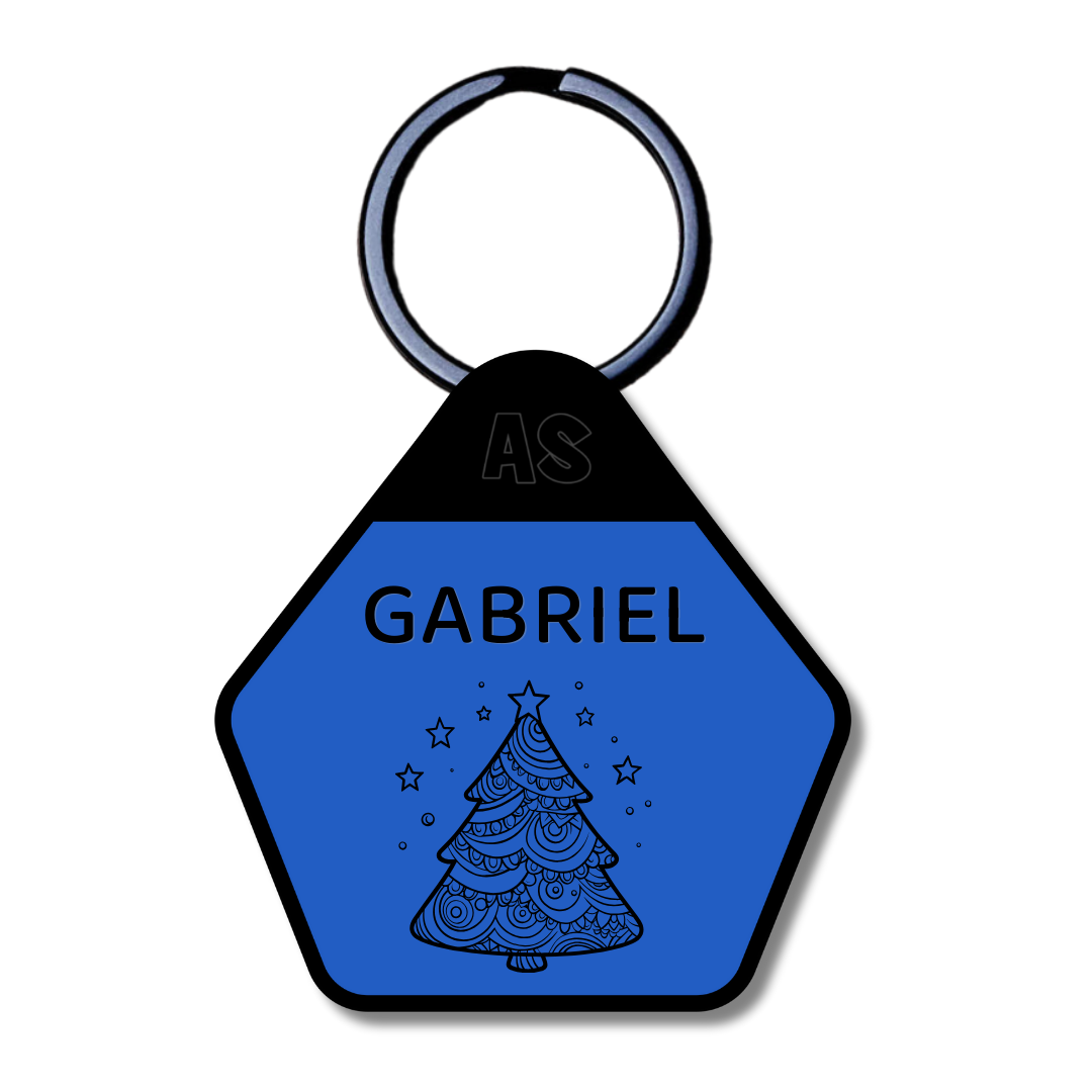 Dog ID Tag - Christmas Tree