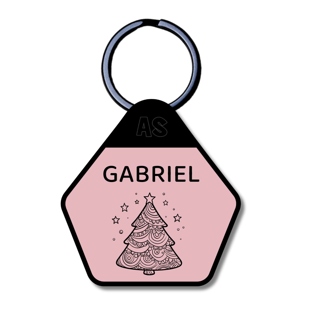 Dog ID Tag - Christmas Tree