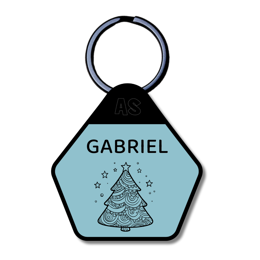 Dog ID Tag - Christmas Tree