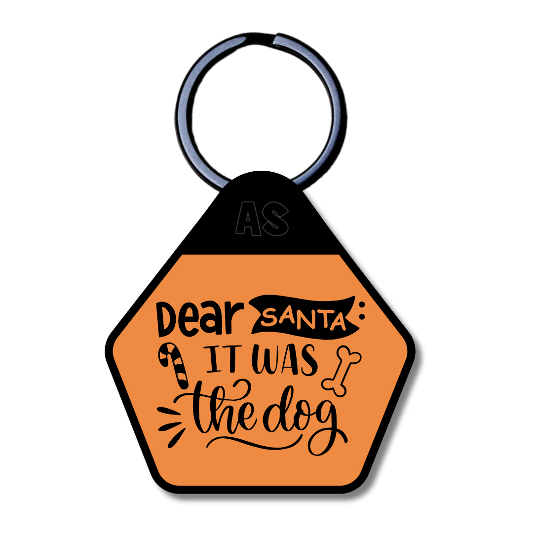 Dog ID Tag - Dear Santa
