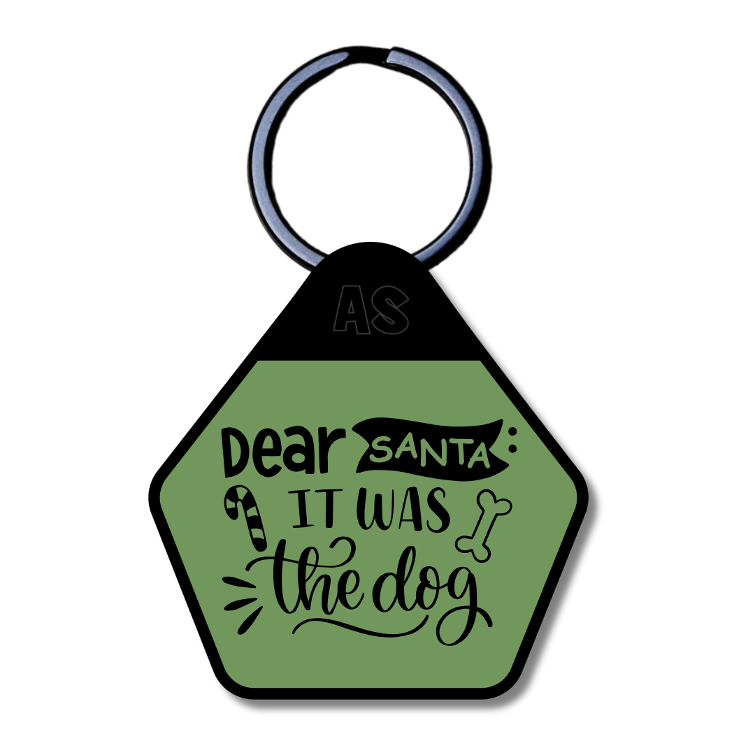Dog ID Tag - Dear Santa