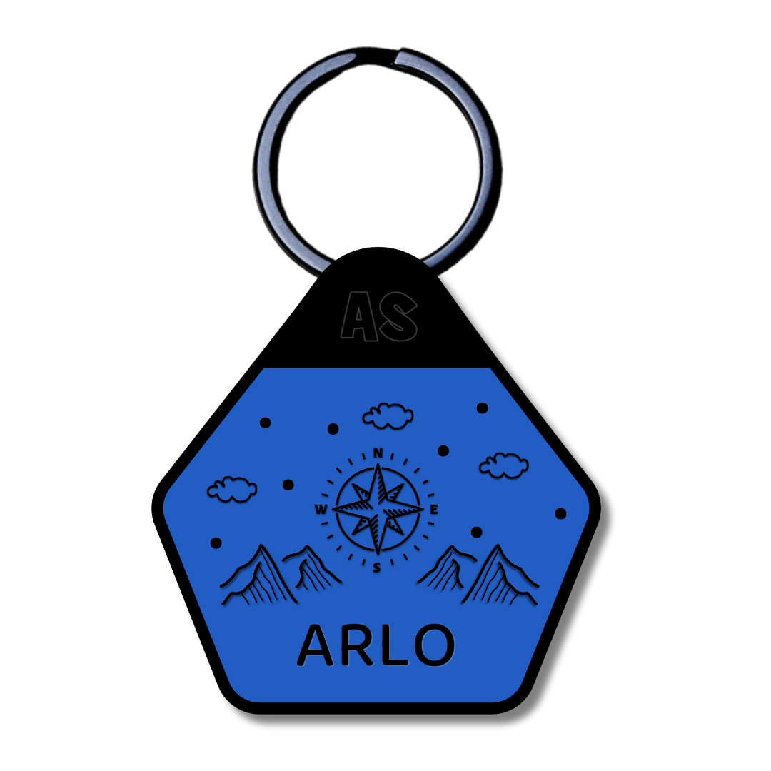 QR Code Dog ID Tag - Arlo