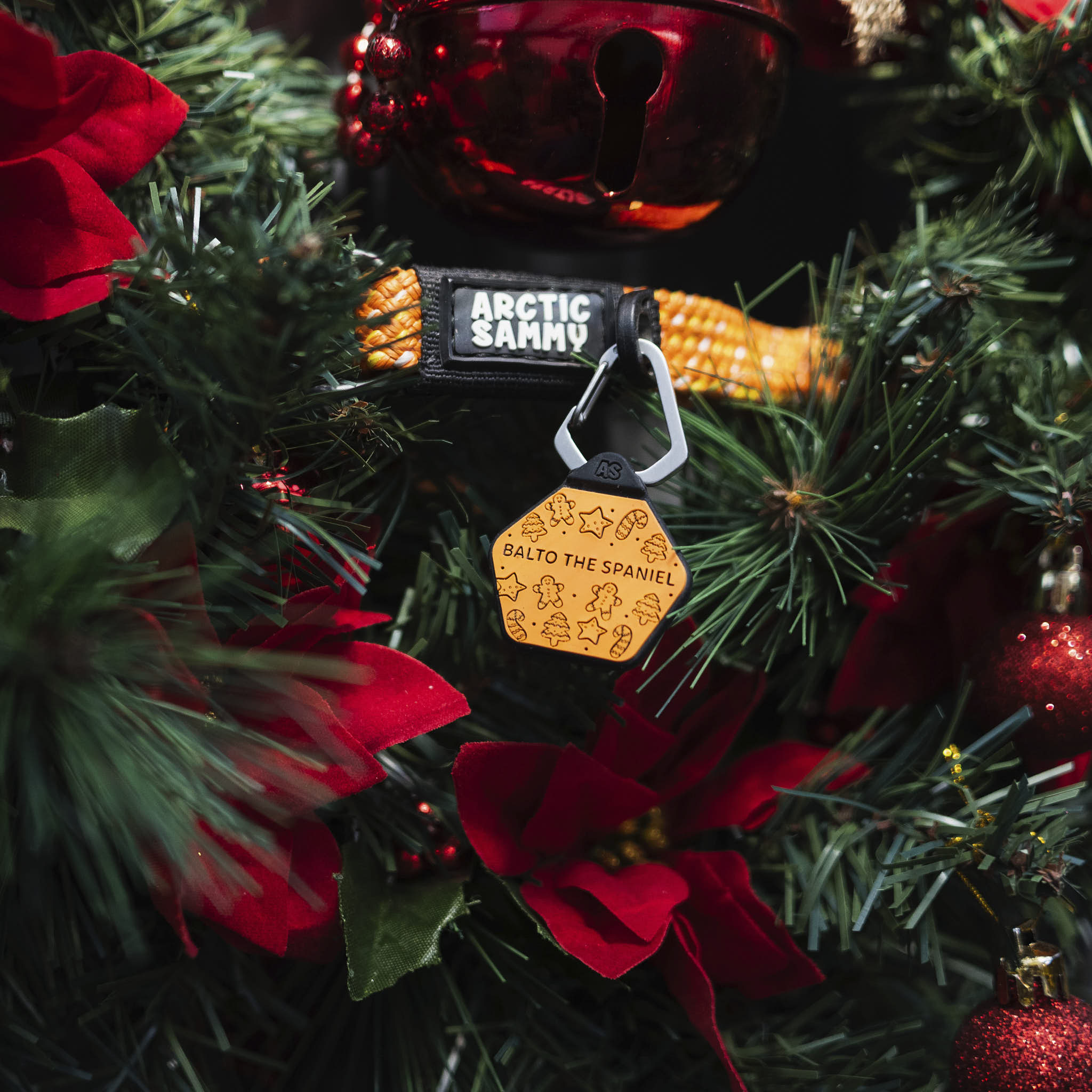 Dog ID Tag - Gingerbread Man