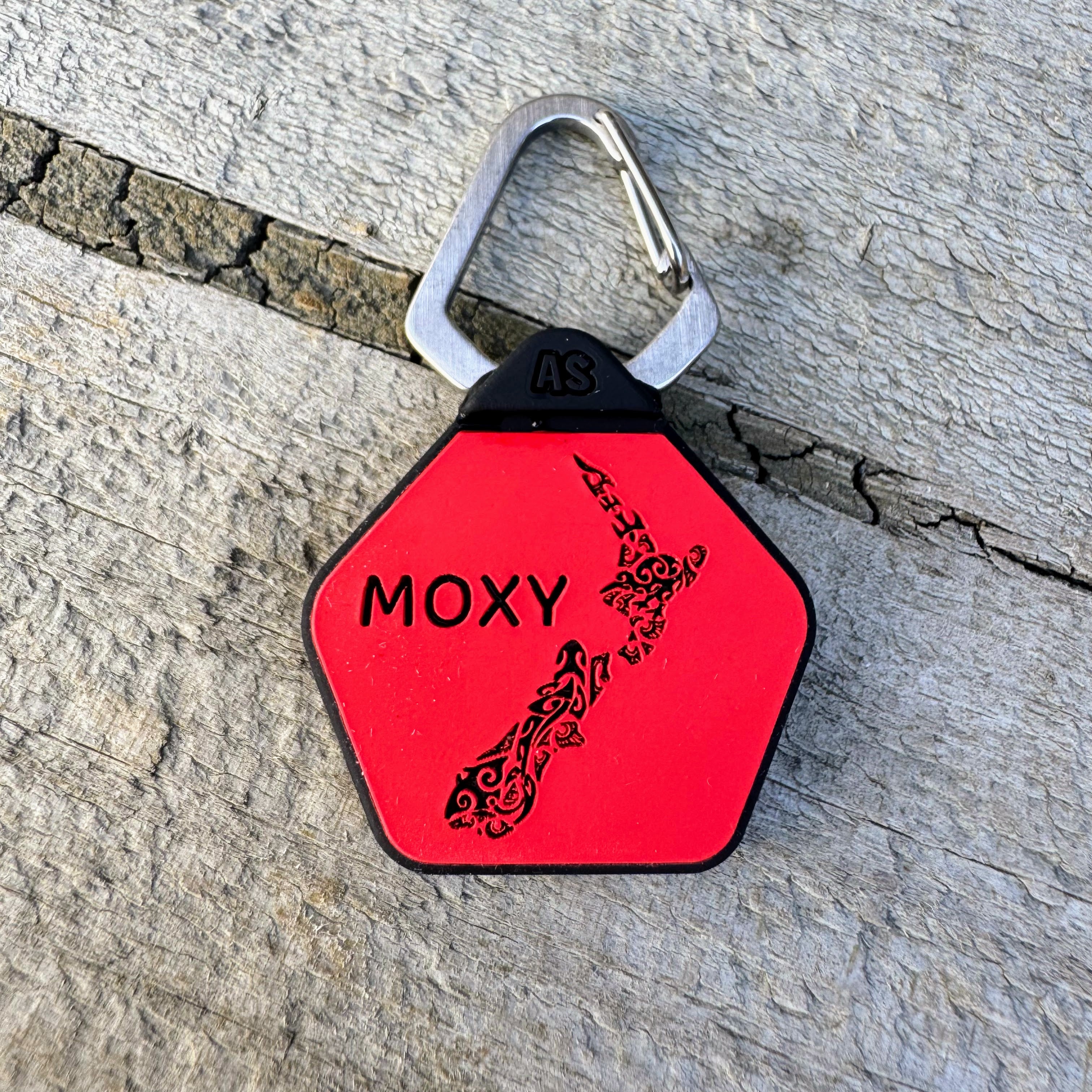 QR Code Dog ID Tag - Moxy