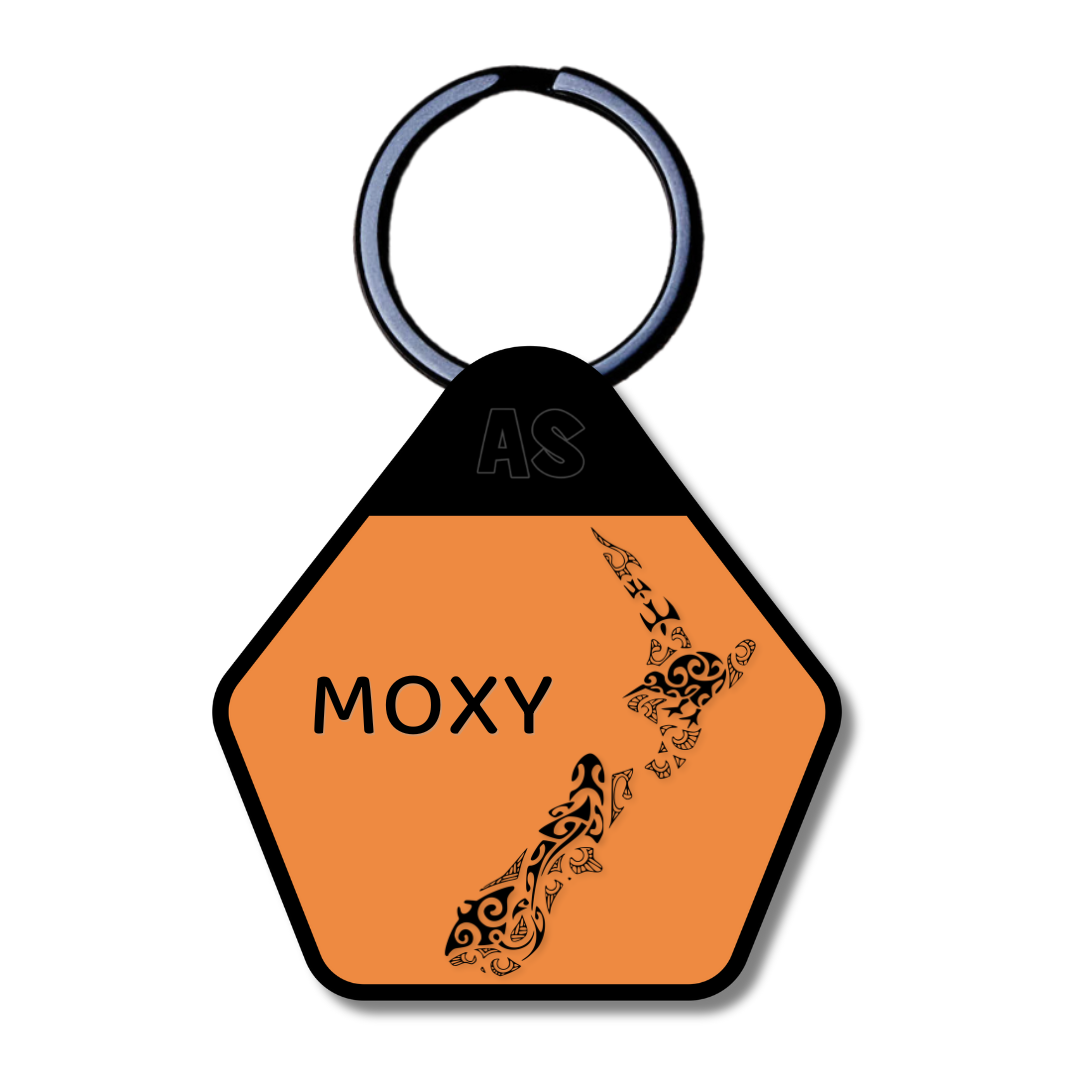 QR Code Dog ID Tag - Moxy