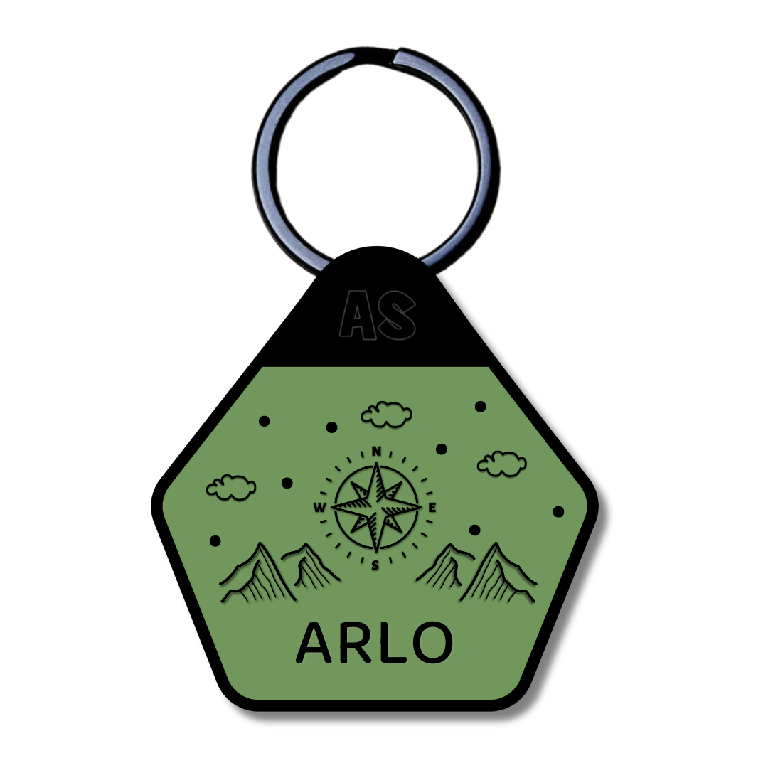 QR Code Dog ID Tag - Arlo