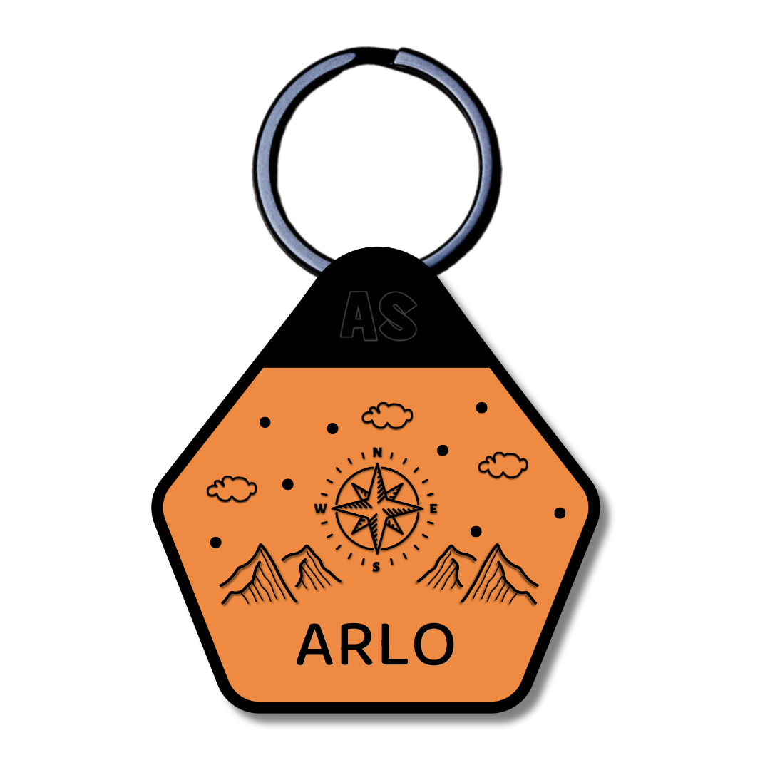 QR Code Dog ID Tag - Arlo
