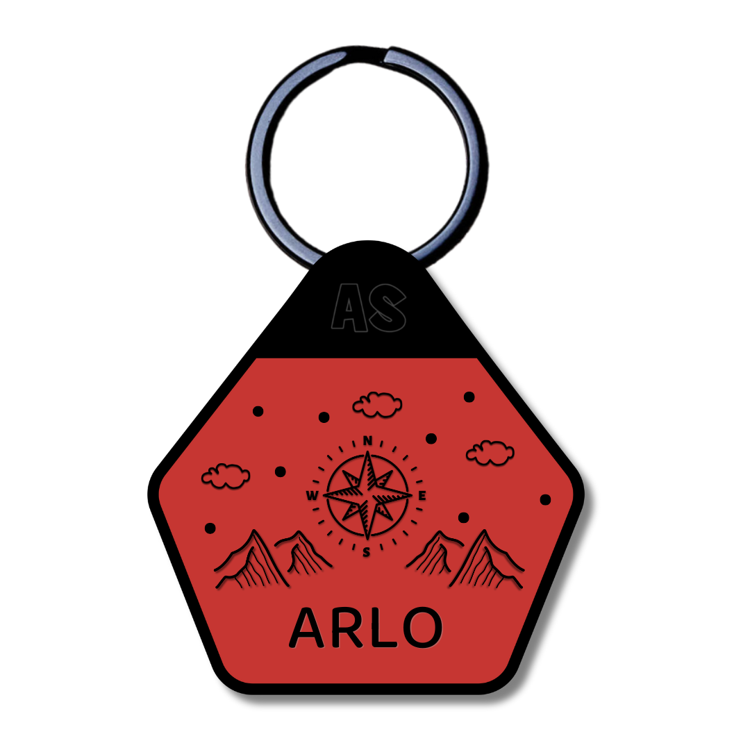 QR Code Dog ID Tag - Arlo