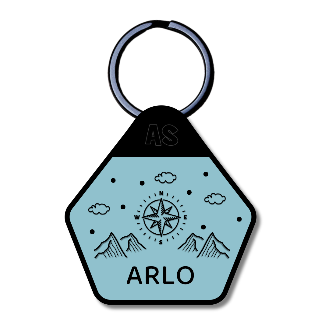 QR Code Dog ID Tag - Arlo