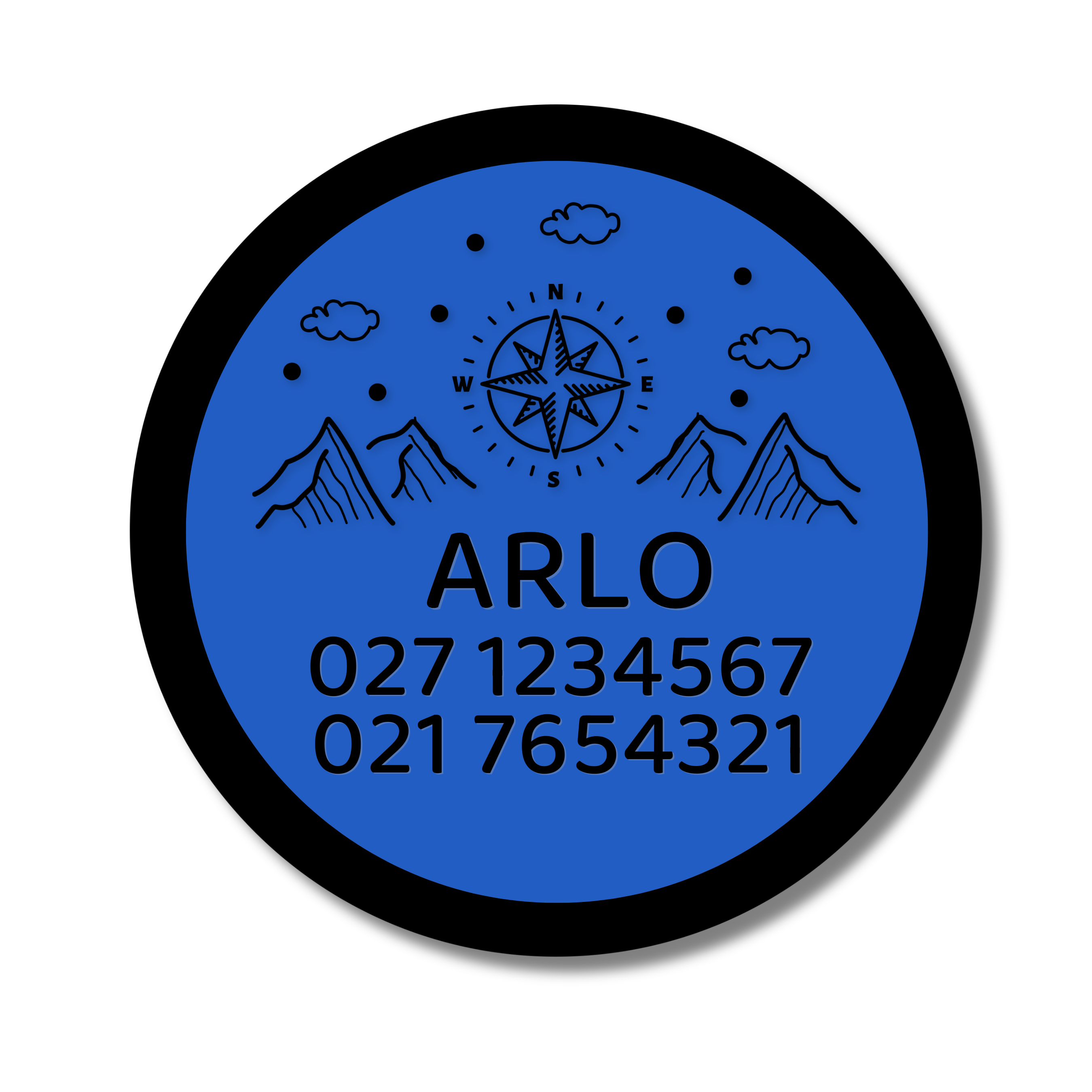 Slide-On Dog ID Tag - Arlo