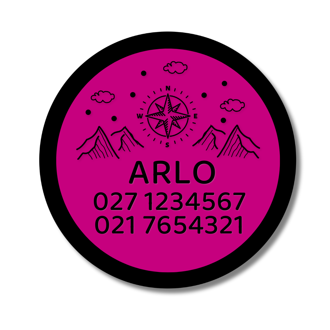 Slide-On Dog ID Tag - Arlo