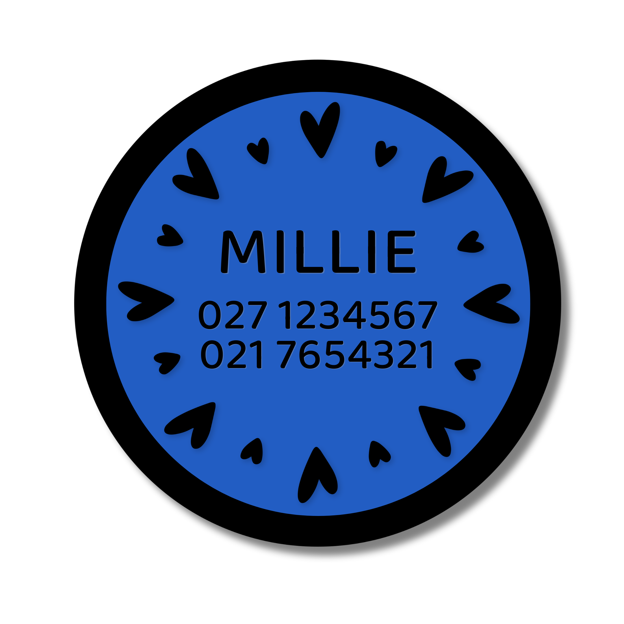 Slide-On Dog ID Tag - Millie