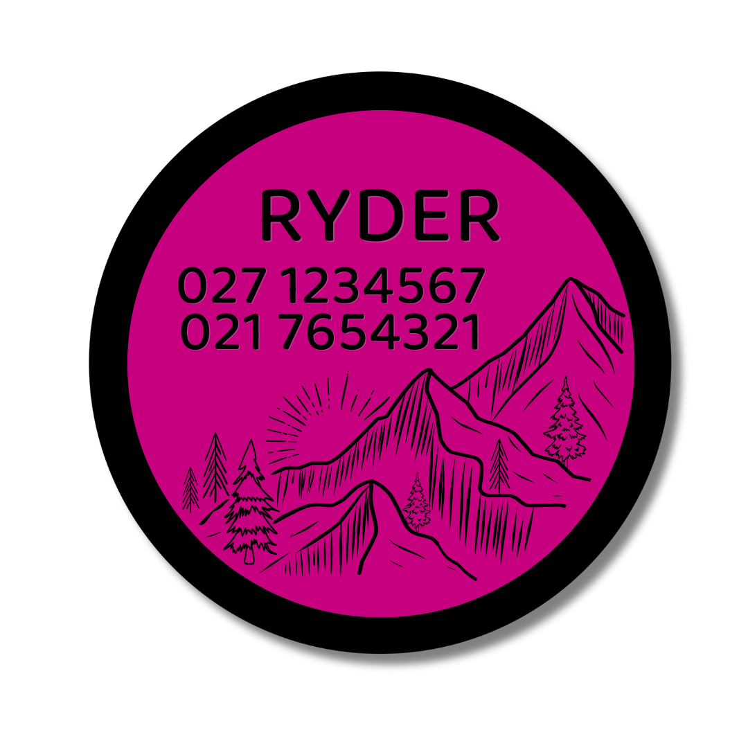 Slide-On Dog ID Tag - Ryder