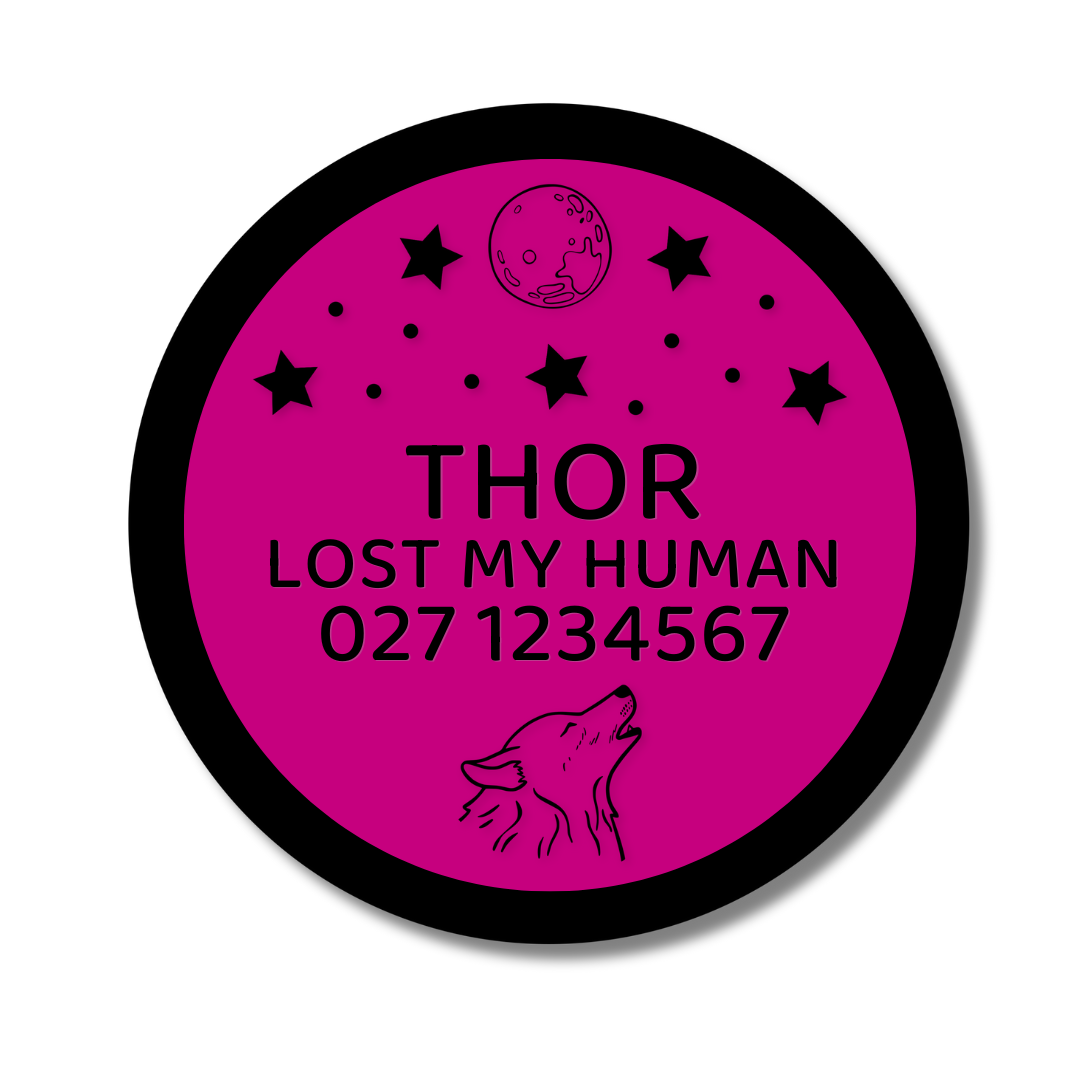 Slide-On Dog ID Tag - Thor