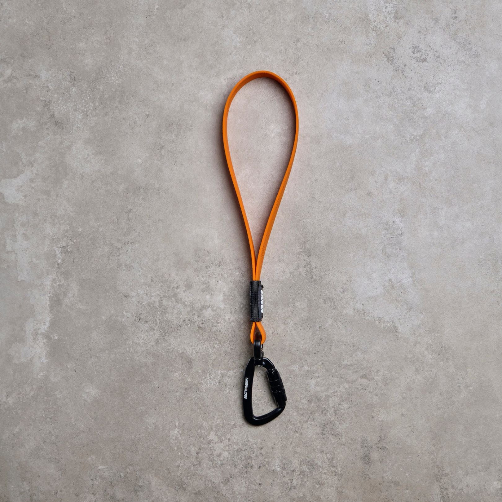 Orange Terraflow Long Line Dog Leash - Handle