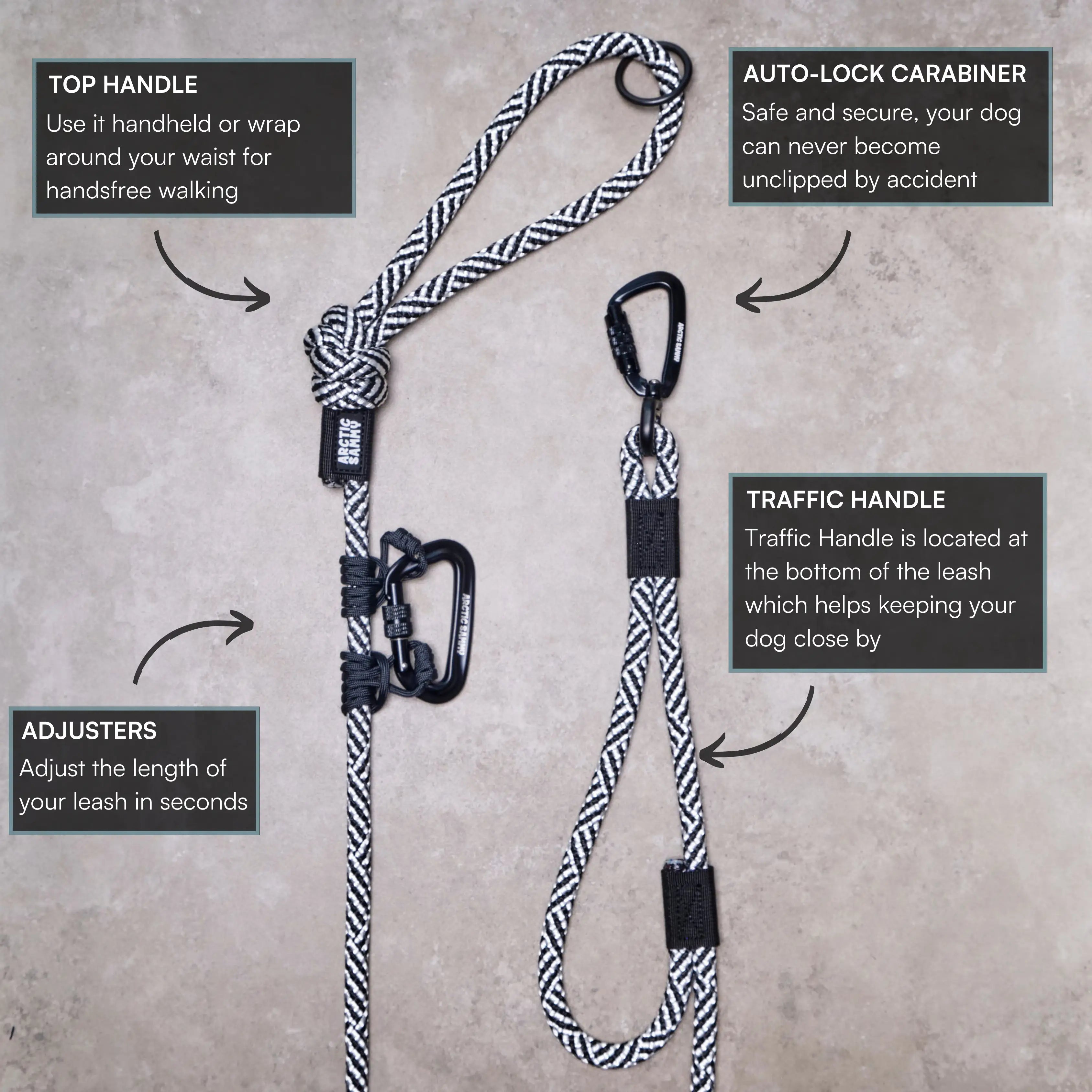 Aoraki Trail Runner Handsfree Dog Leash
