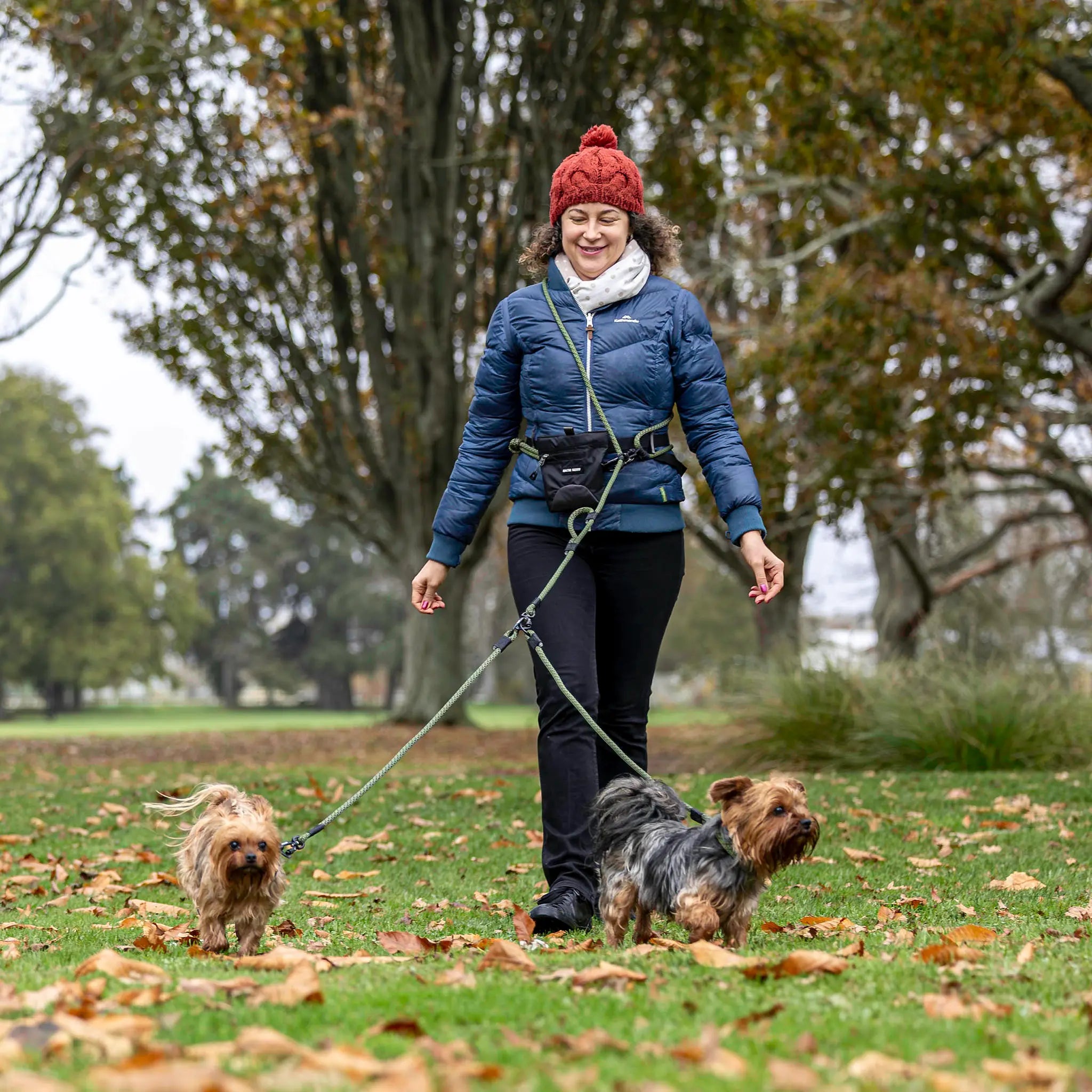 Remutaka Handsfree Double Dog Leash