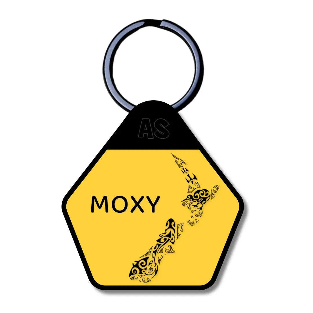 QR Code Dog ID Tag - Moxy