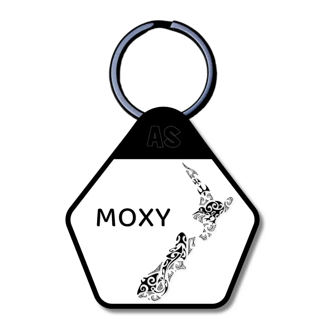QR Code Dog ID Tag - Moxy