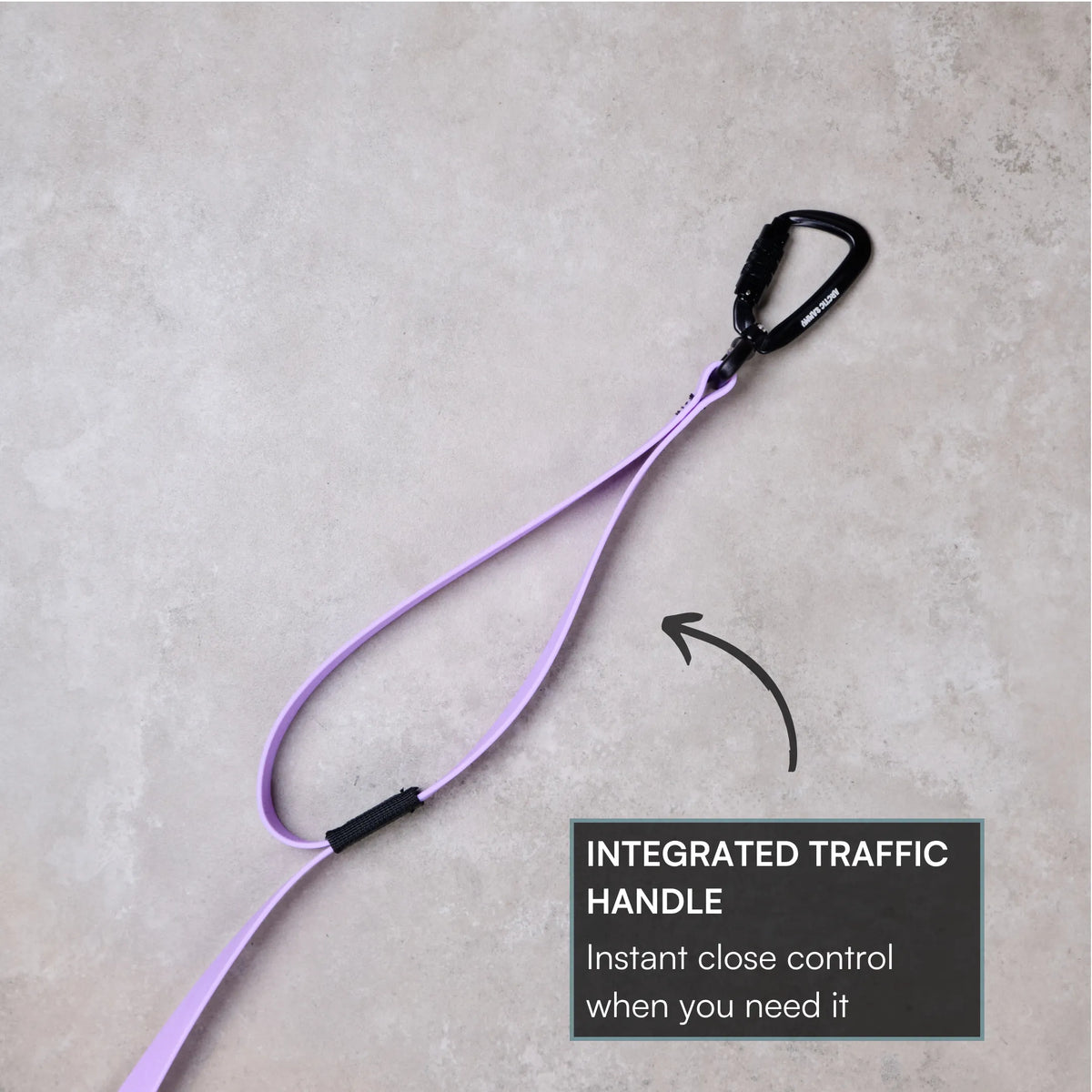 Lavender Terraflow Traffic Handle Leash 2.0