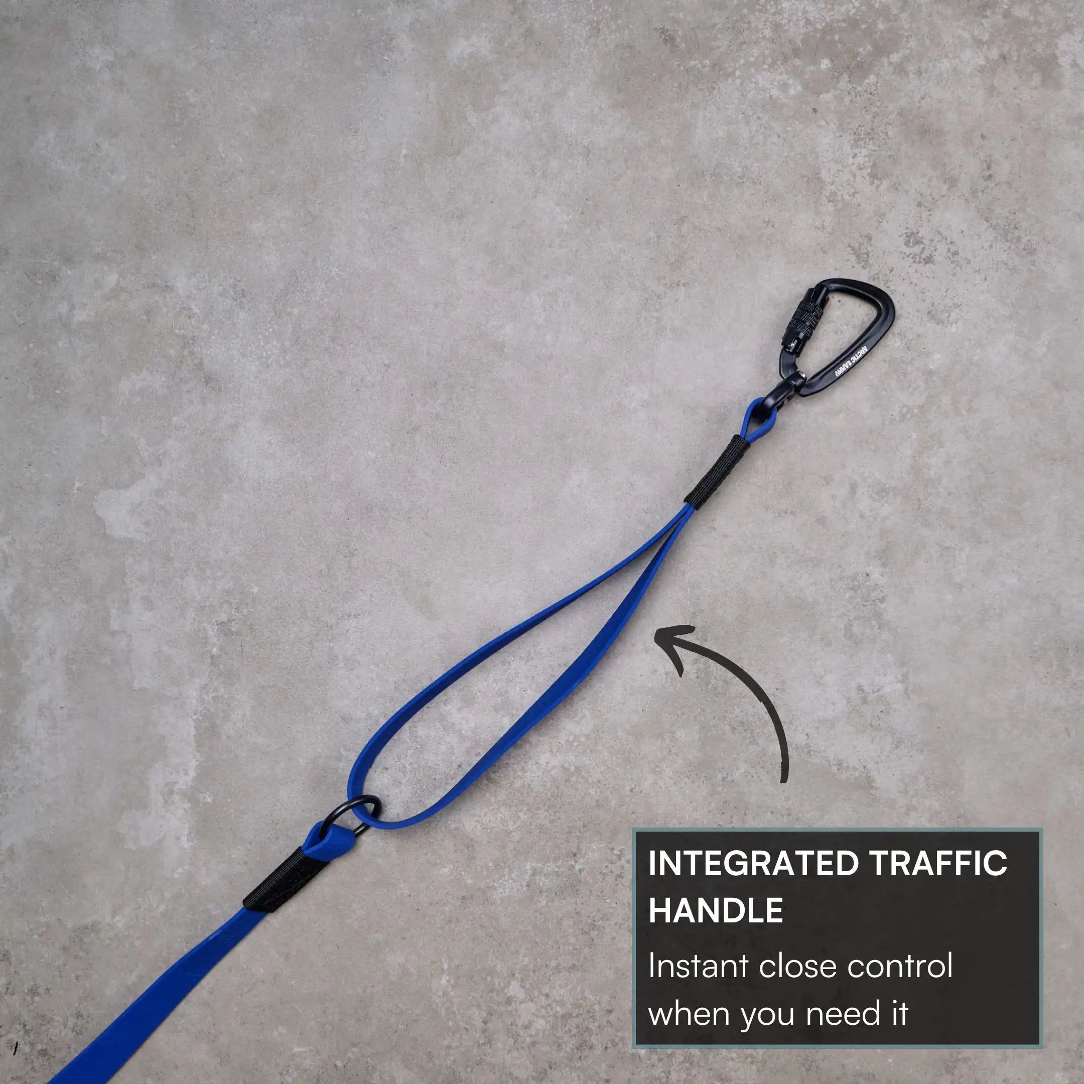 Navy Blue Terraflow Traffic Handle Leash