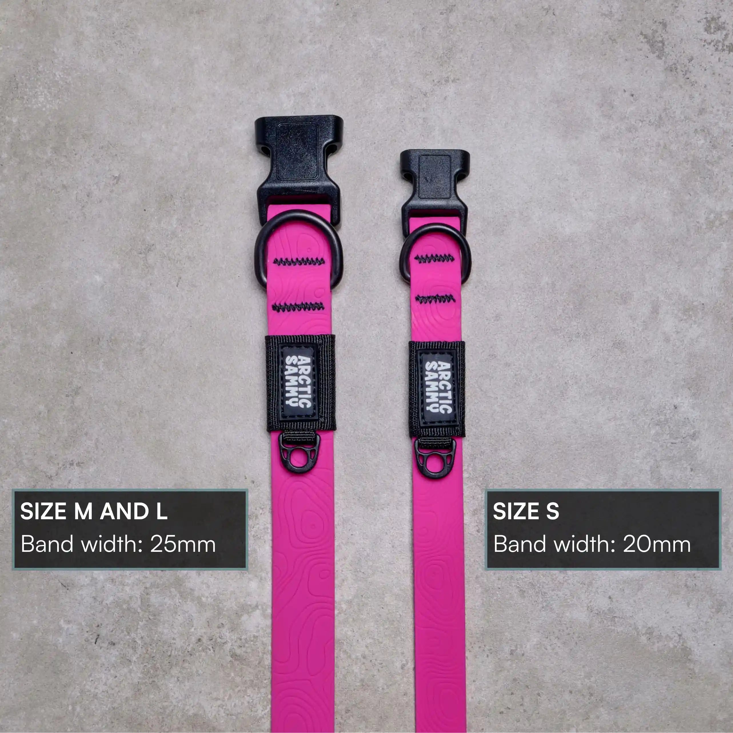 Pink Terraflow Waterproof Dog Collar