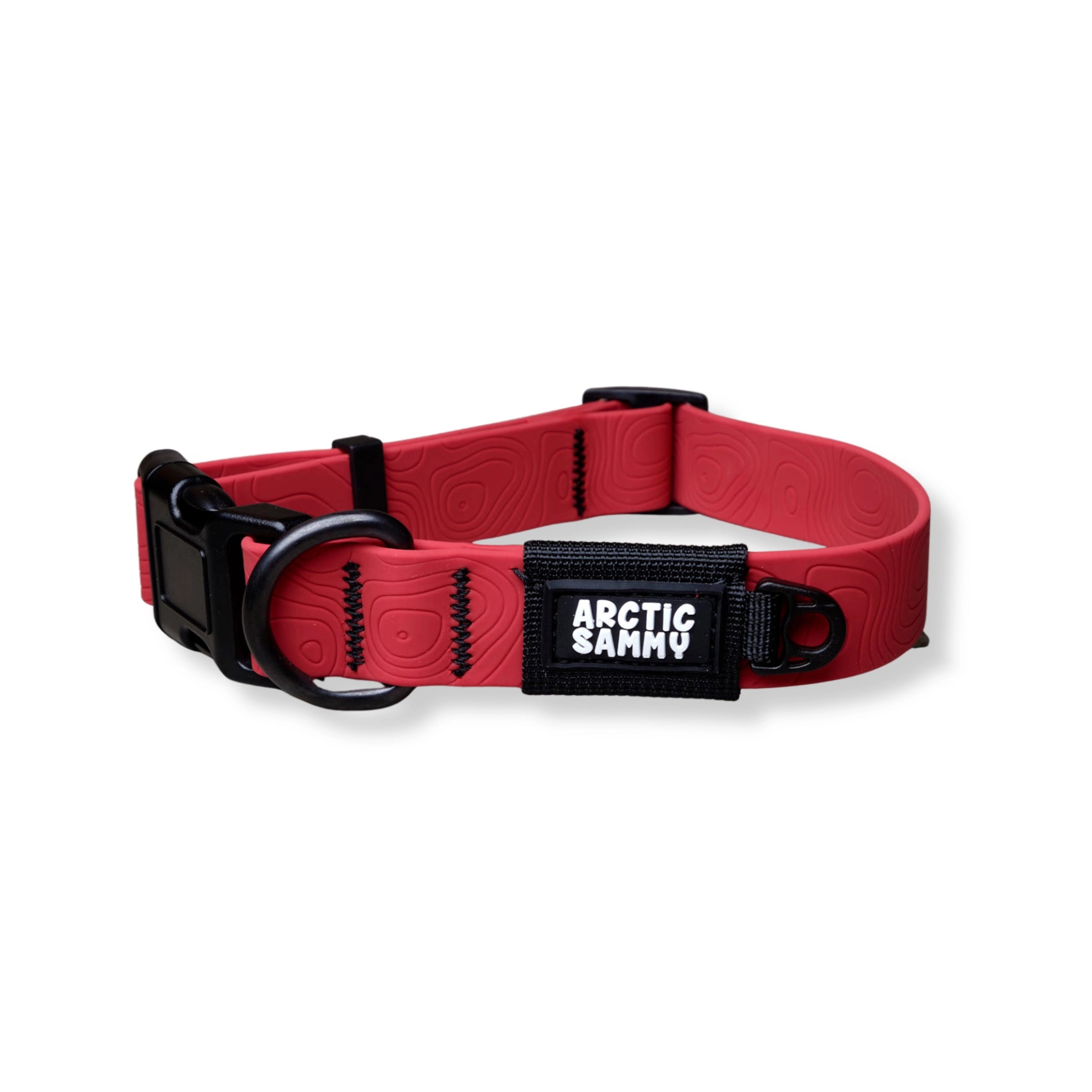 Ruby Red Terraflow Waterproof Dog Collar