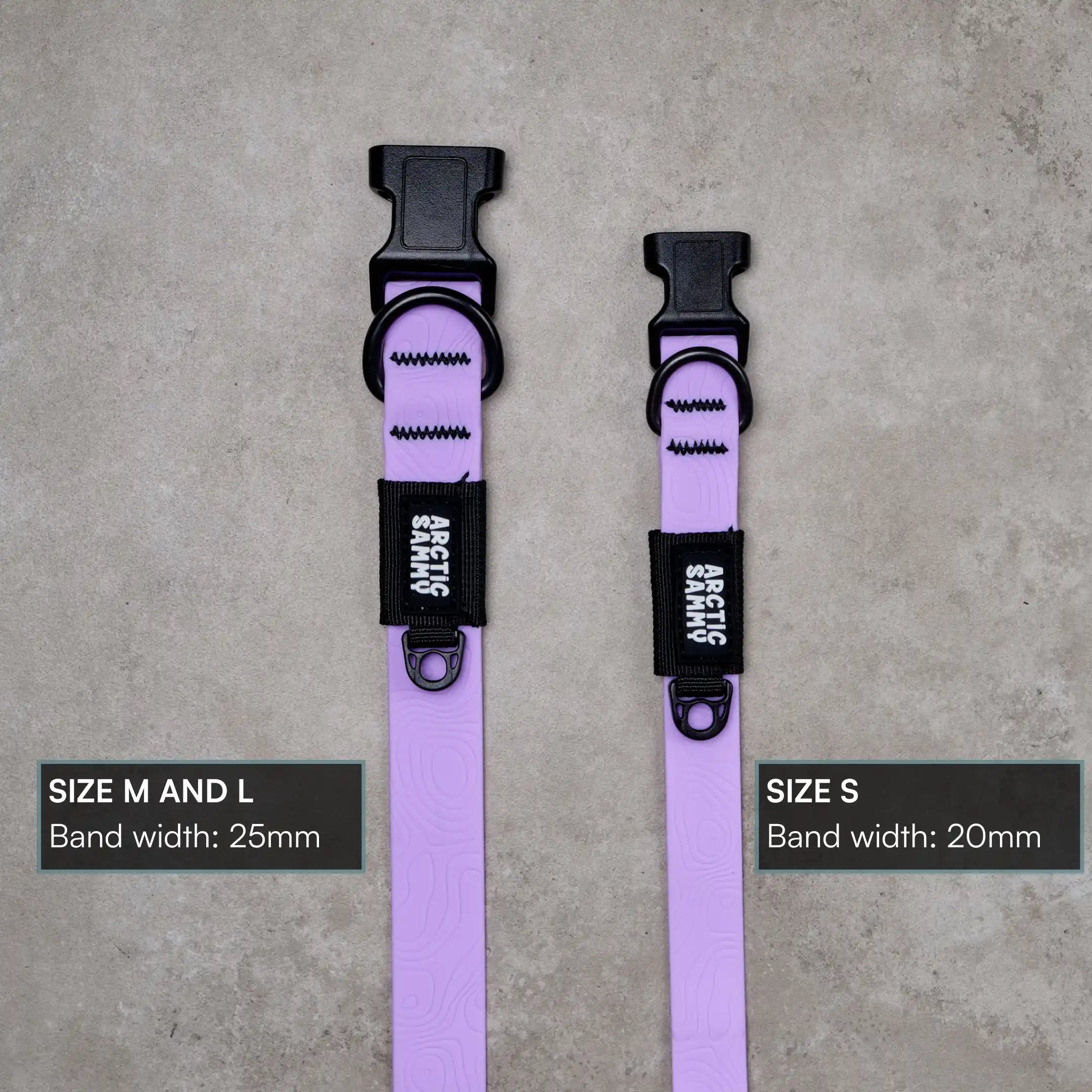 Lavender Terraflow Waterproof Dog Collar