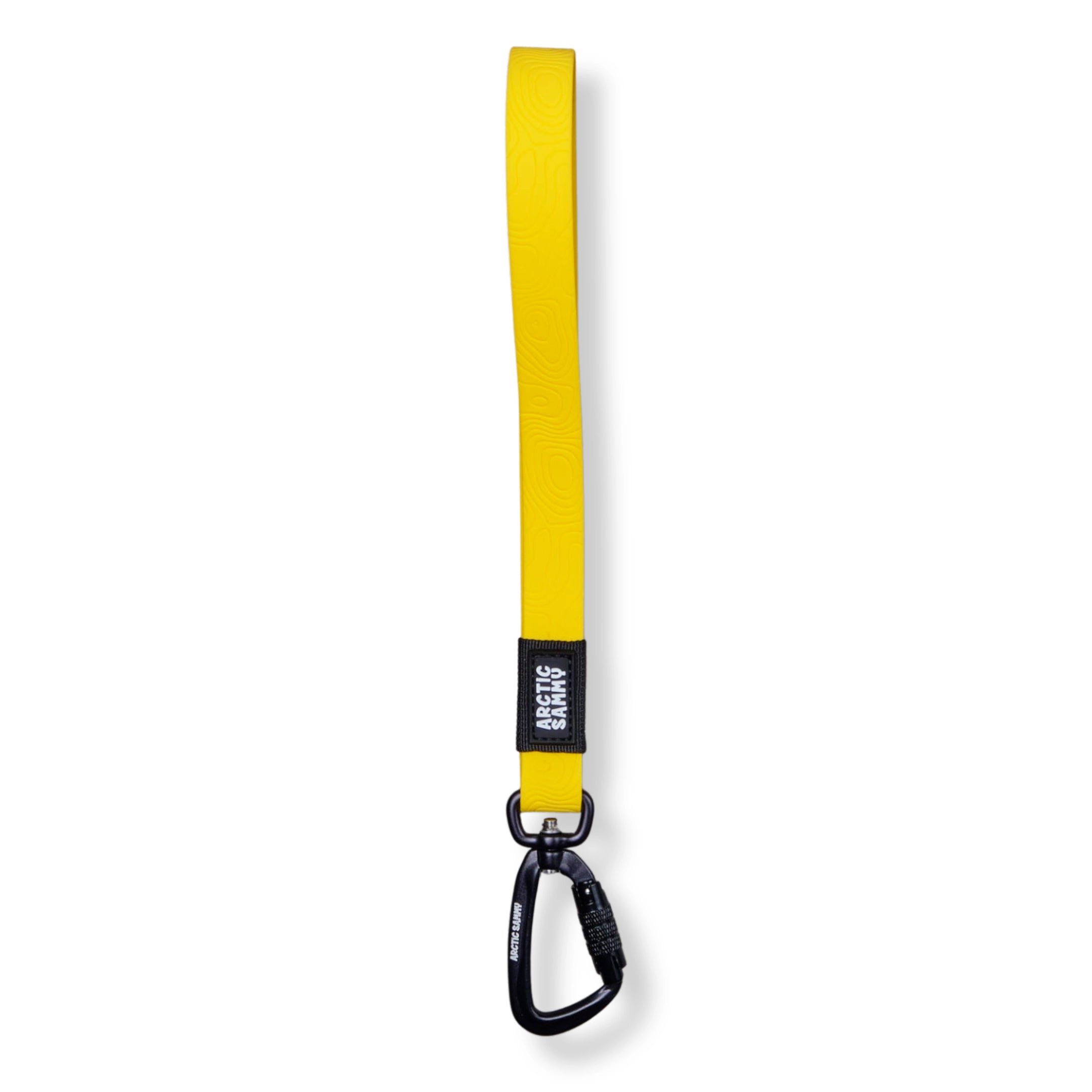 Mustard Yellow Terraflow Long Line Dog Leash - Handle