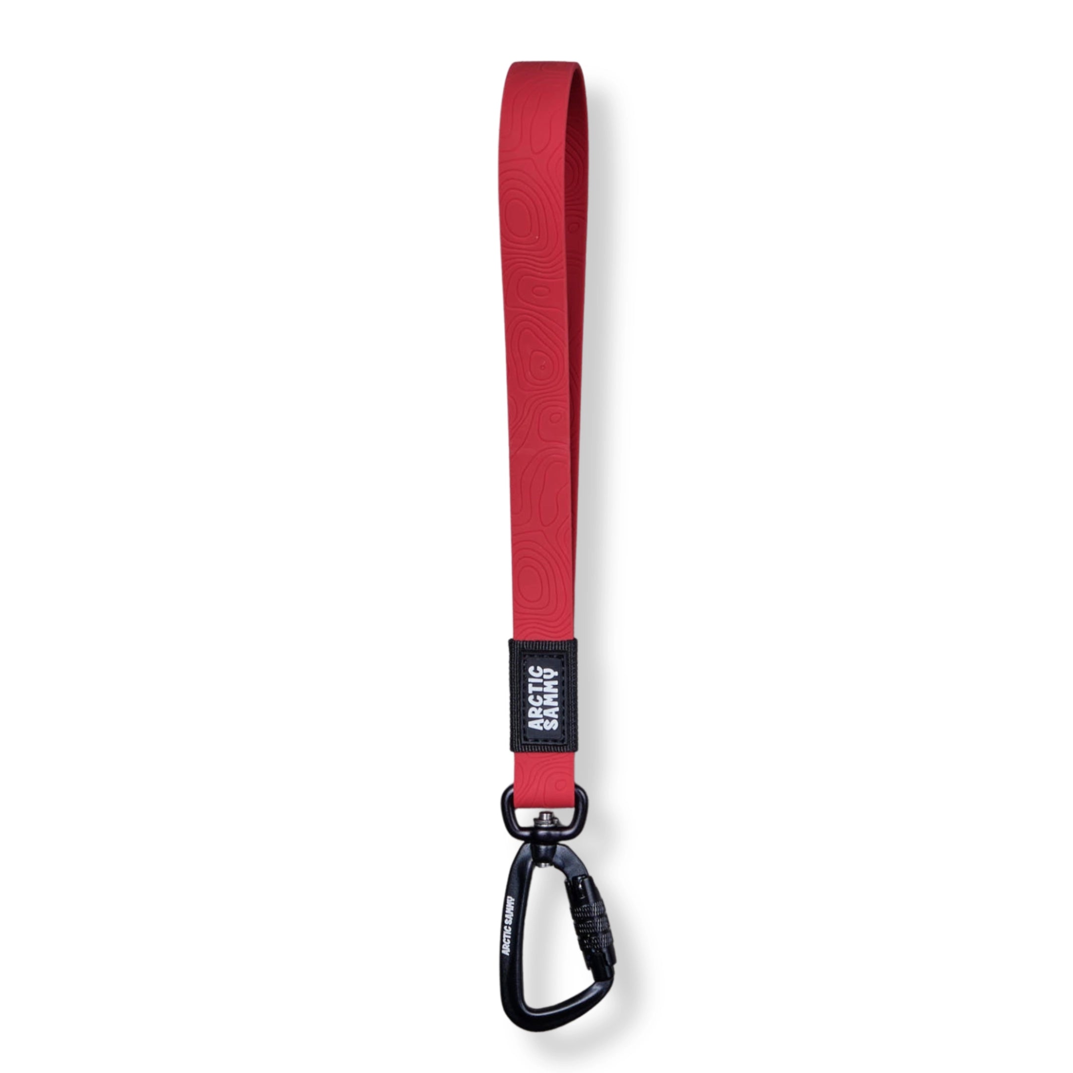 Ruby Red Terraflow Long Line Dog Leash - Handle