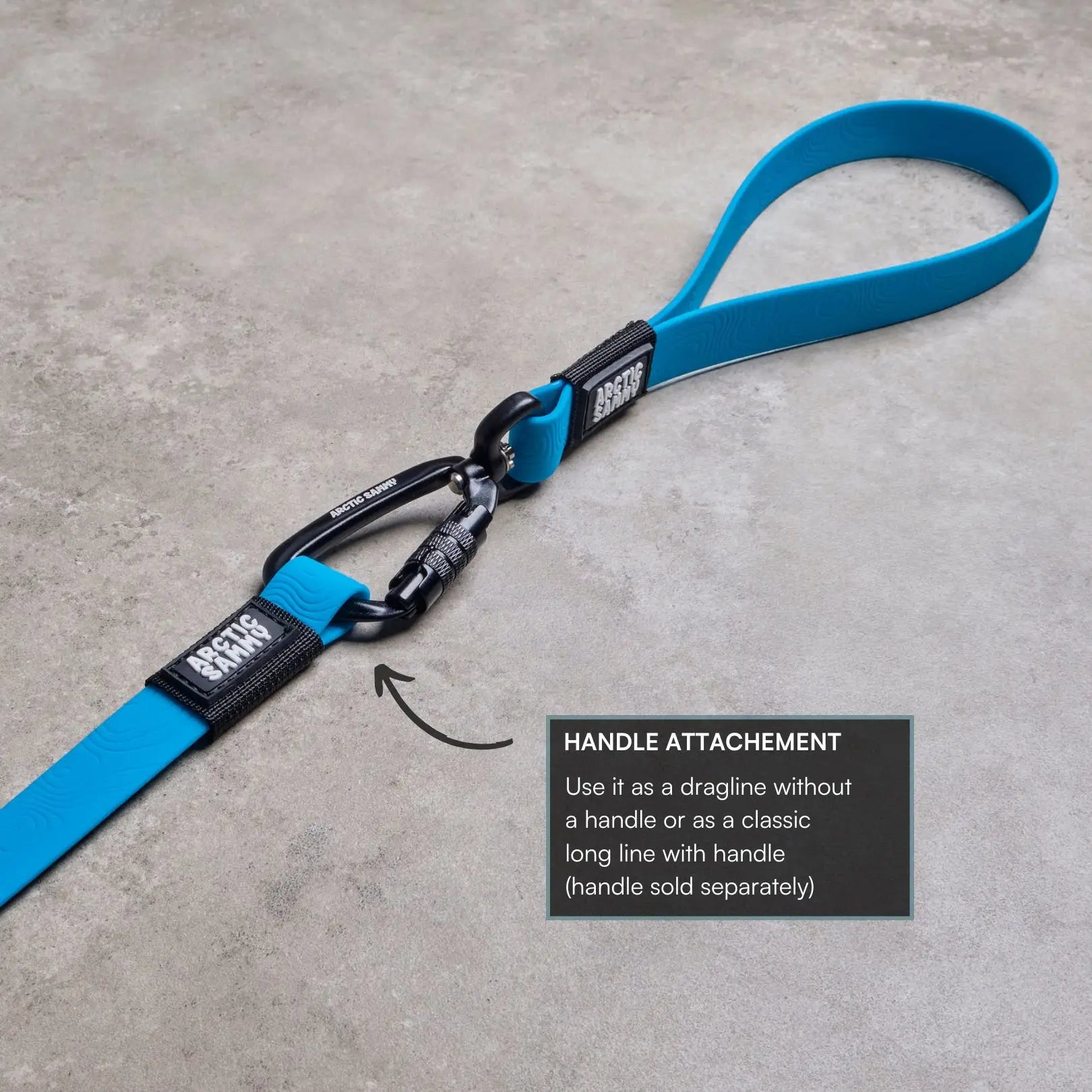 Teal Terraflow Long Line Dog Leash