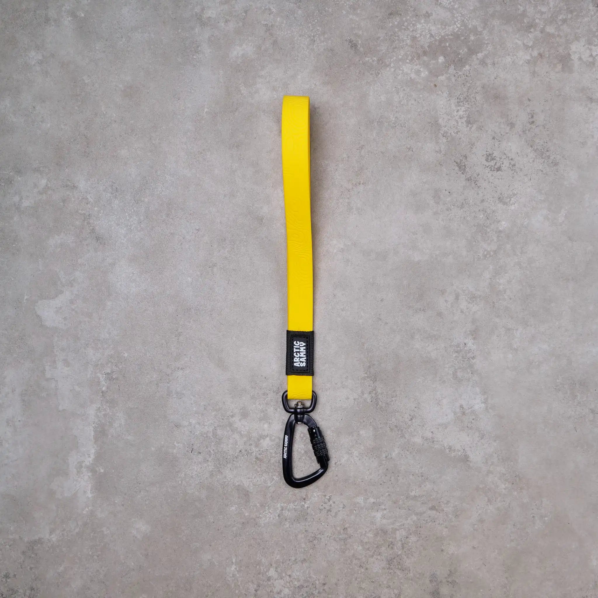 Mustard Yellow Terraflow Long Line Dog Leash - Handle