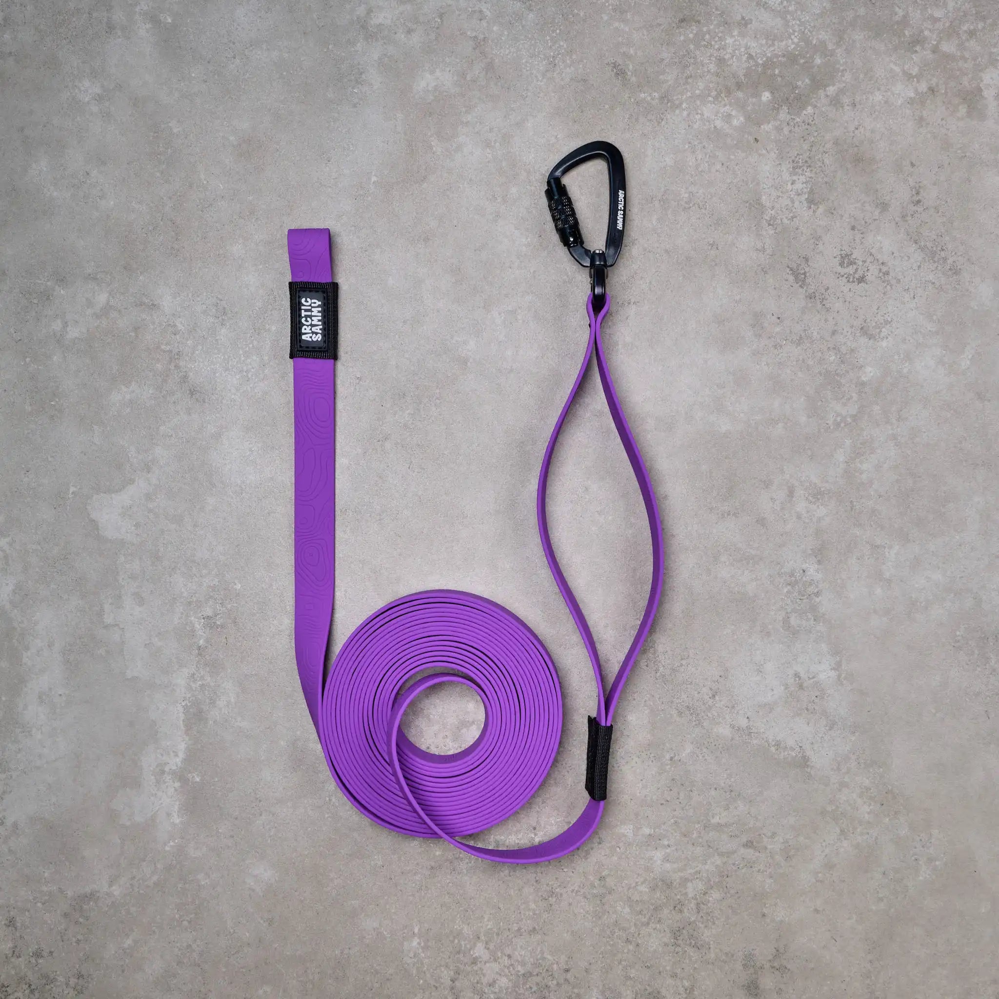 Purple Terraflow Long Line Dog Leash