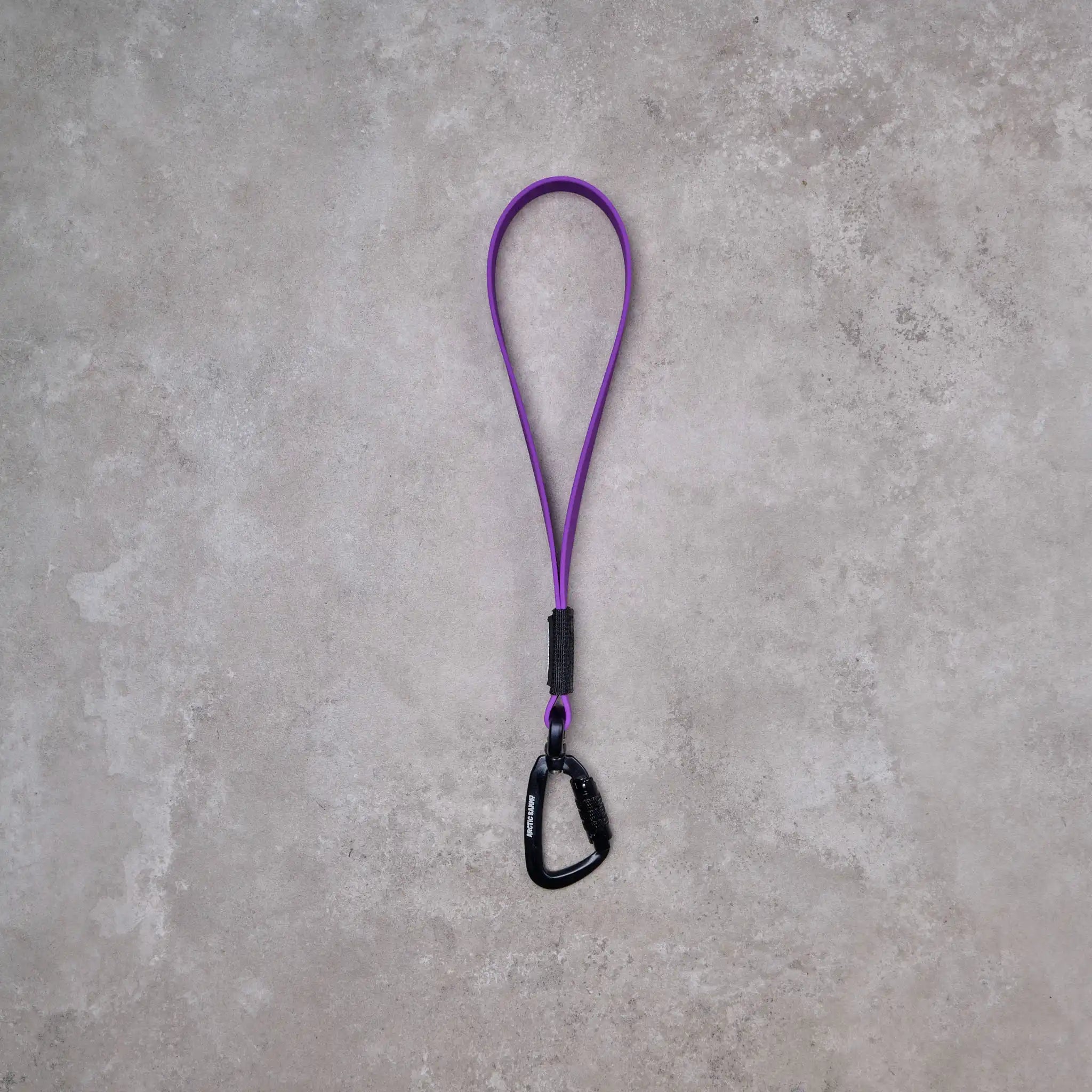 Purple Terraflow Long Line Dog Leash - Handle